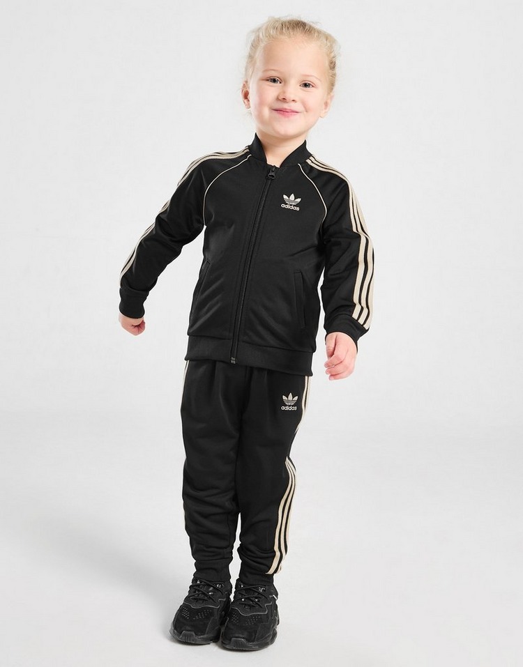 Black adidas Originals SST Tracksuit Infant | JD Sports UK