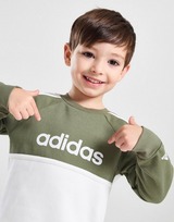 adidas Linear Colour Block Crew Tracksuit Infant
