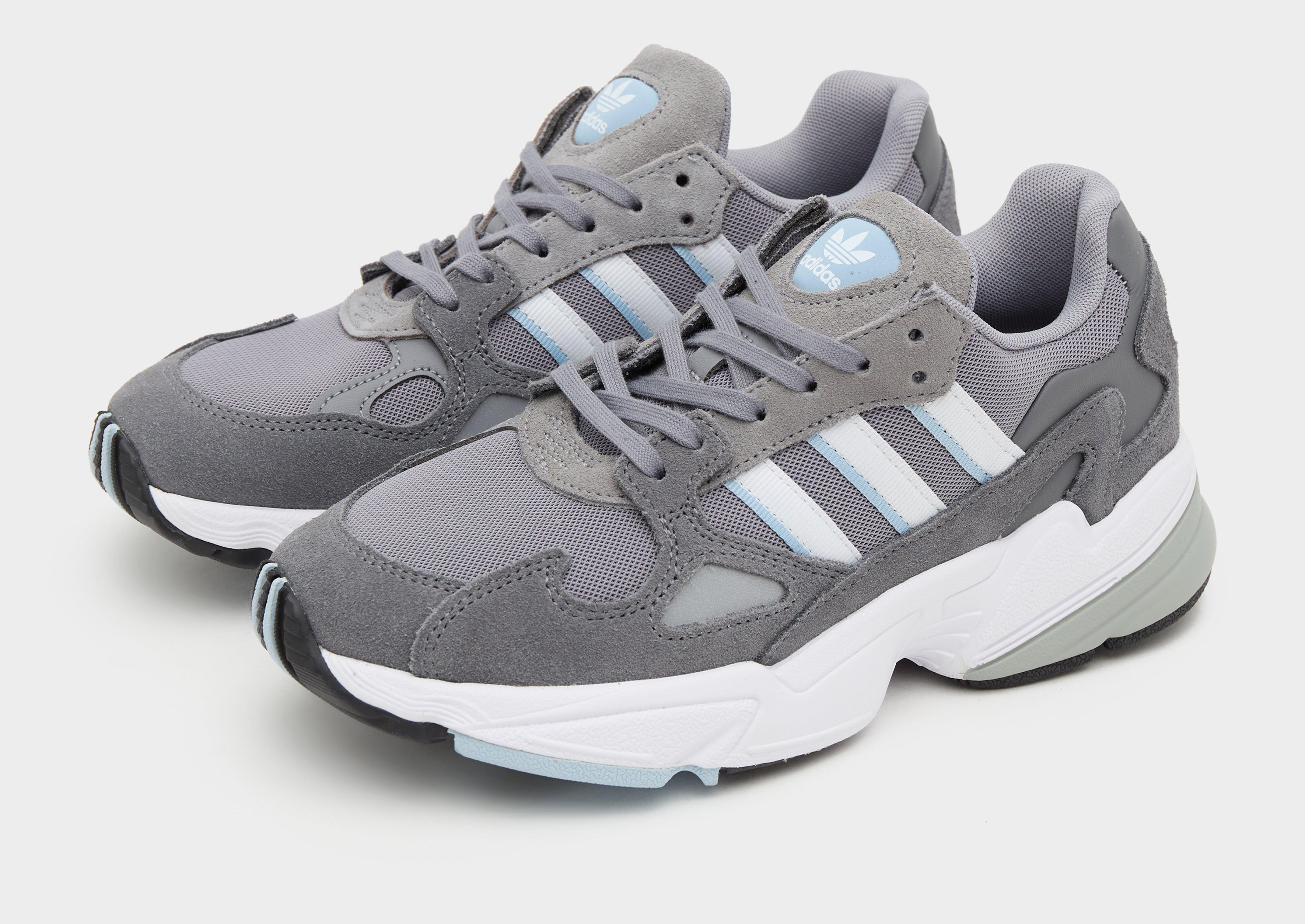 Adidas falcon store women's grey