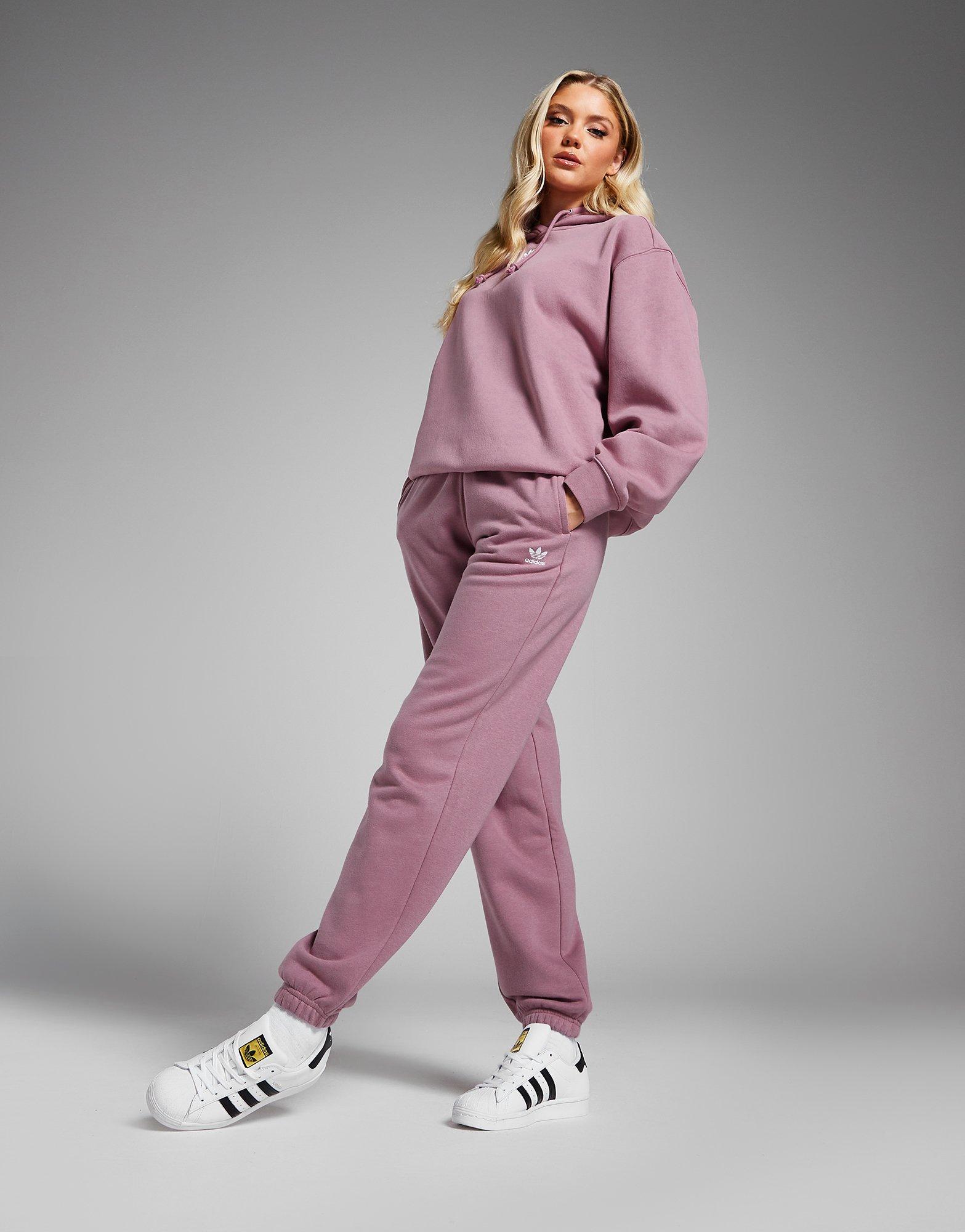 Champion Pantaloni Da Tuta Con Dettagli Colorati E Interno Felpato Rosa  Donna Rosa