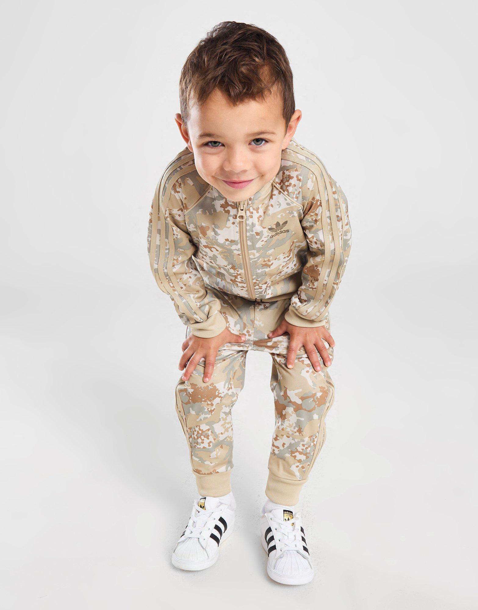 Baby adidas store camo tracksuit