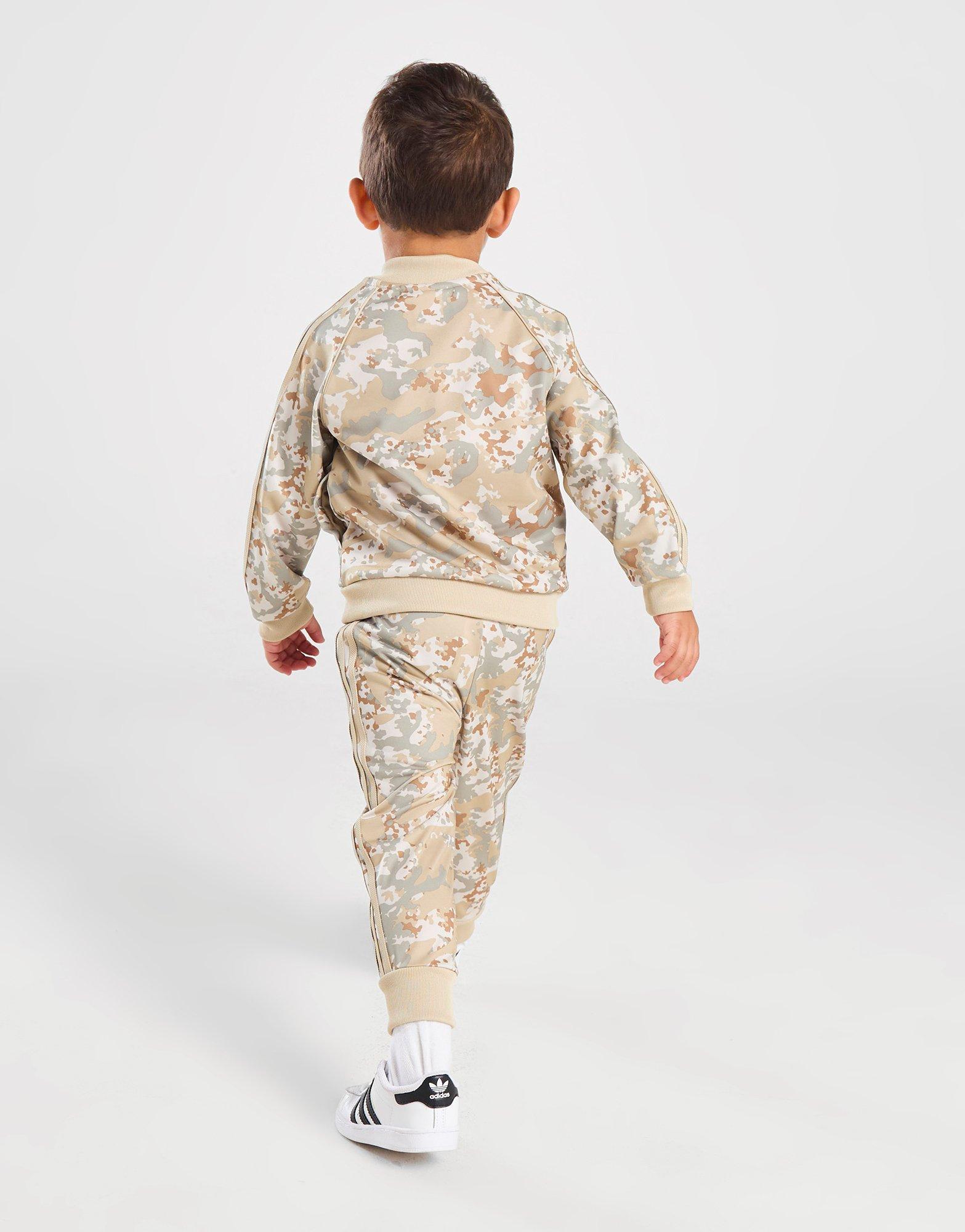 Baby adidas store camo tracksuit