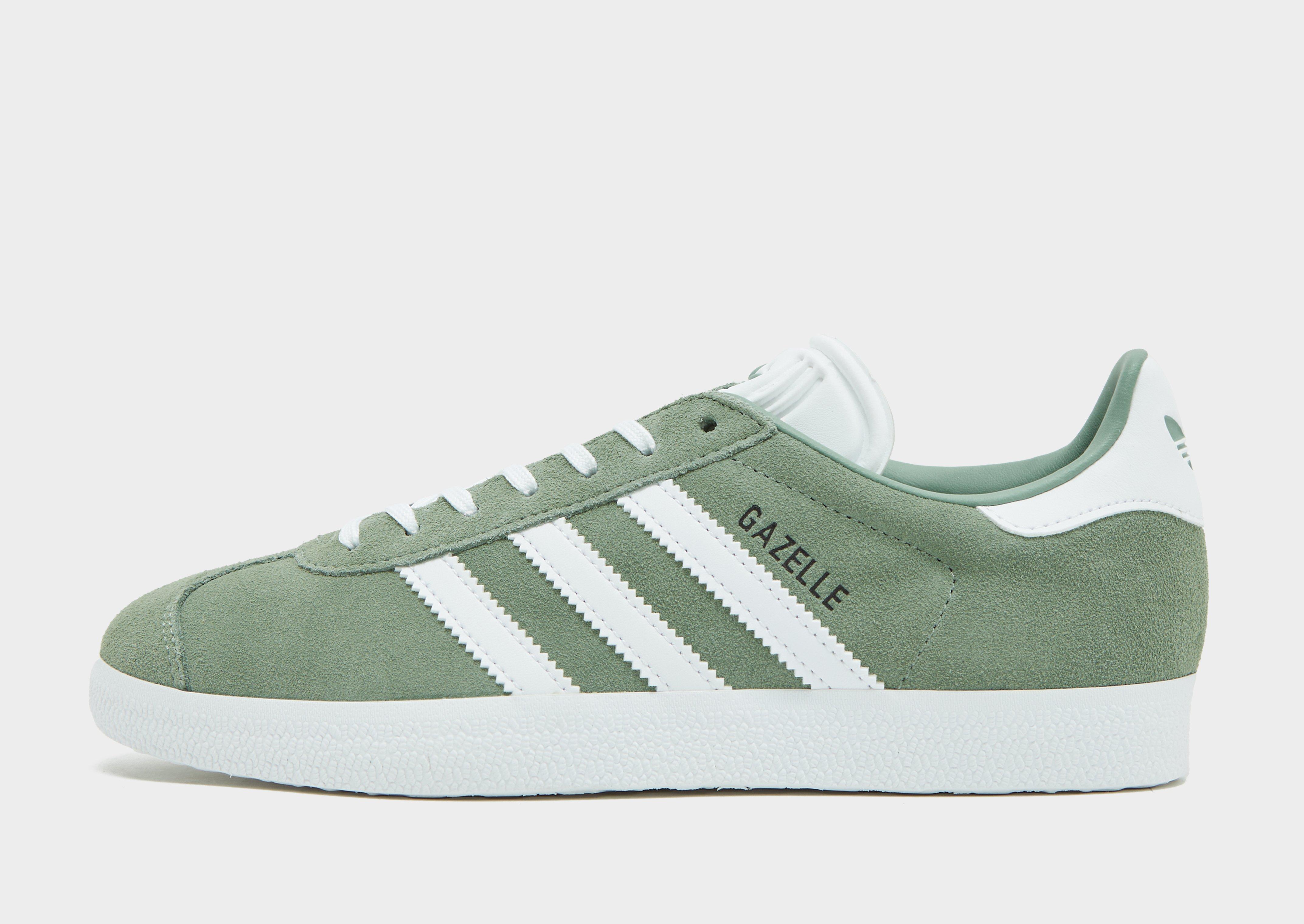 Green adidas 2025 gazelle ladies