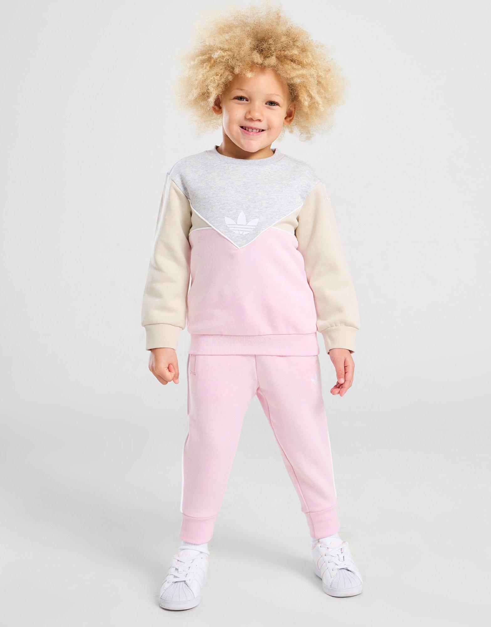 ADIDAS Junior - Ensemble de survêtement - framboise Couleur Rose Taille  9/12 mois