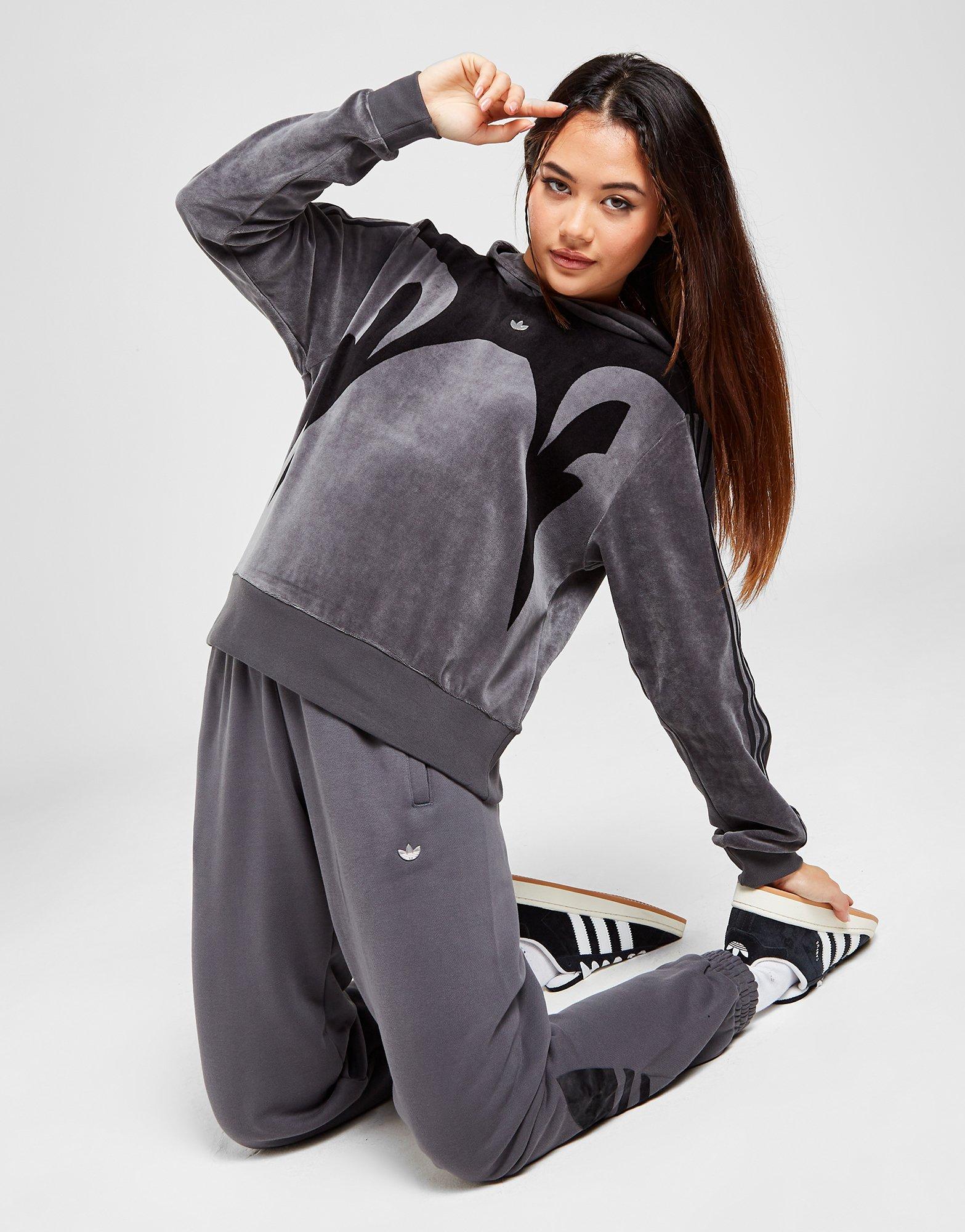 Adidas originals 2025 trefoil velvet leggings