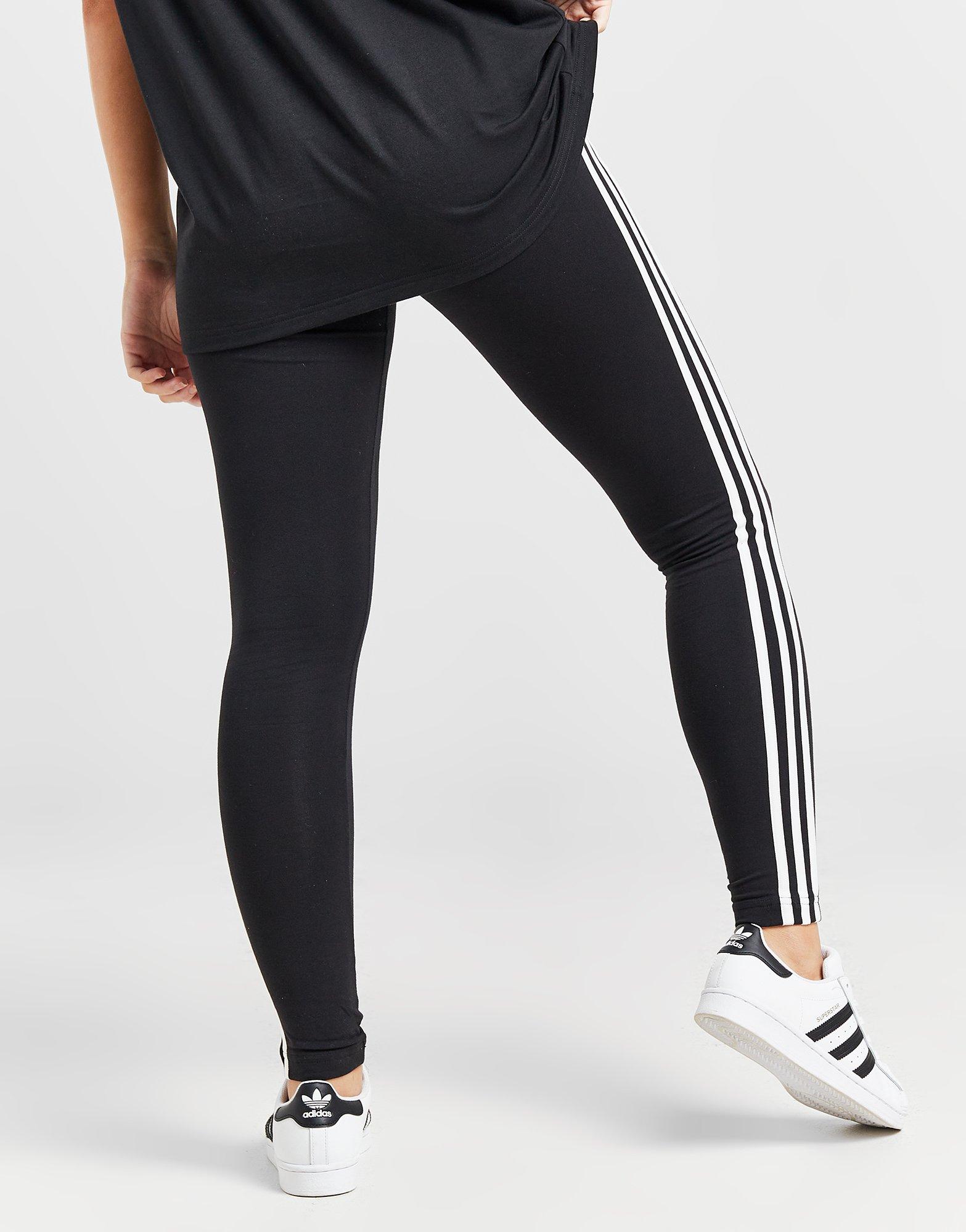 Adidas Womens 3 Stripes Leggings GL0723 Loungewear Extra Slim - S Small