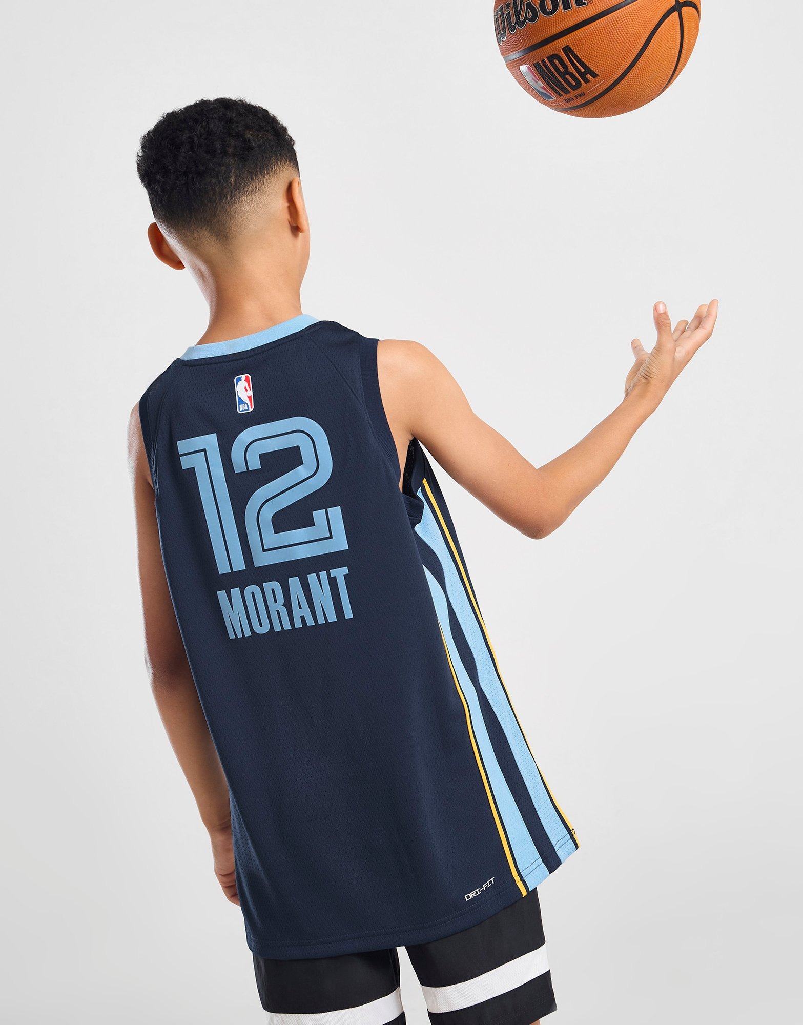 Blue Nike NBA Memphis Grizzlies Morant 12 Jersey Junior JD Sports
