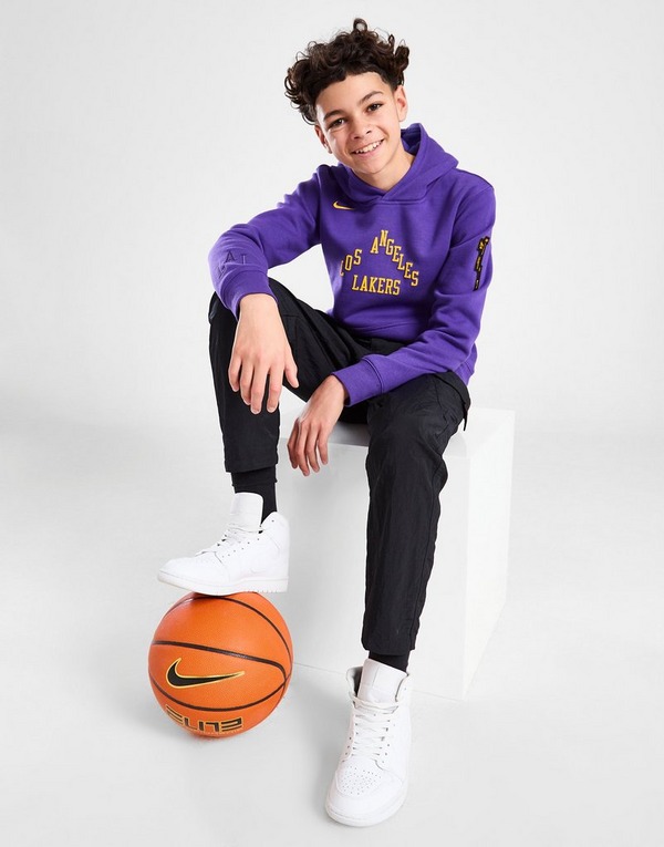 Nike NBA LA Lakers Courtside Hoodie Junior
