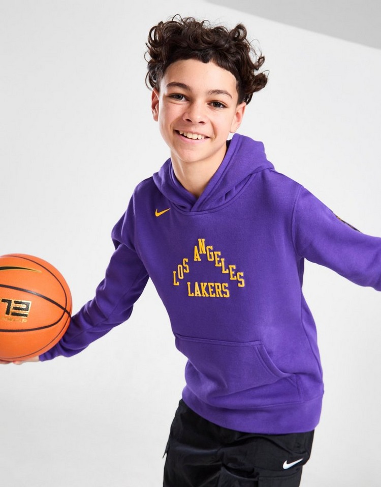 Nike NBA LA Lakers Courtside Hoodie Junior