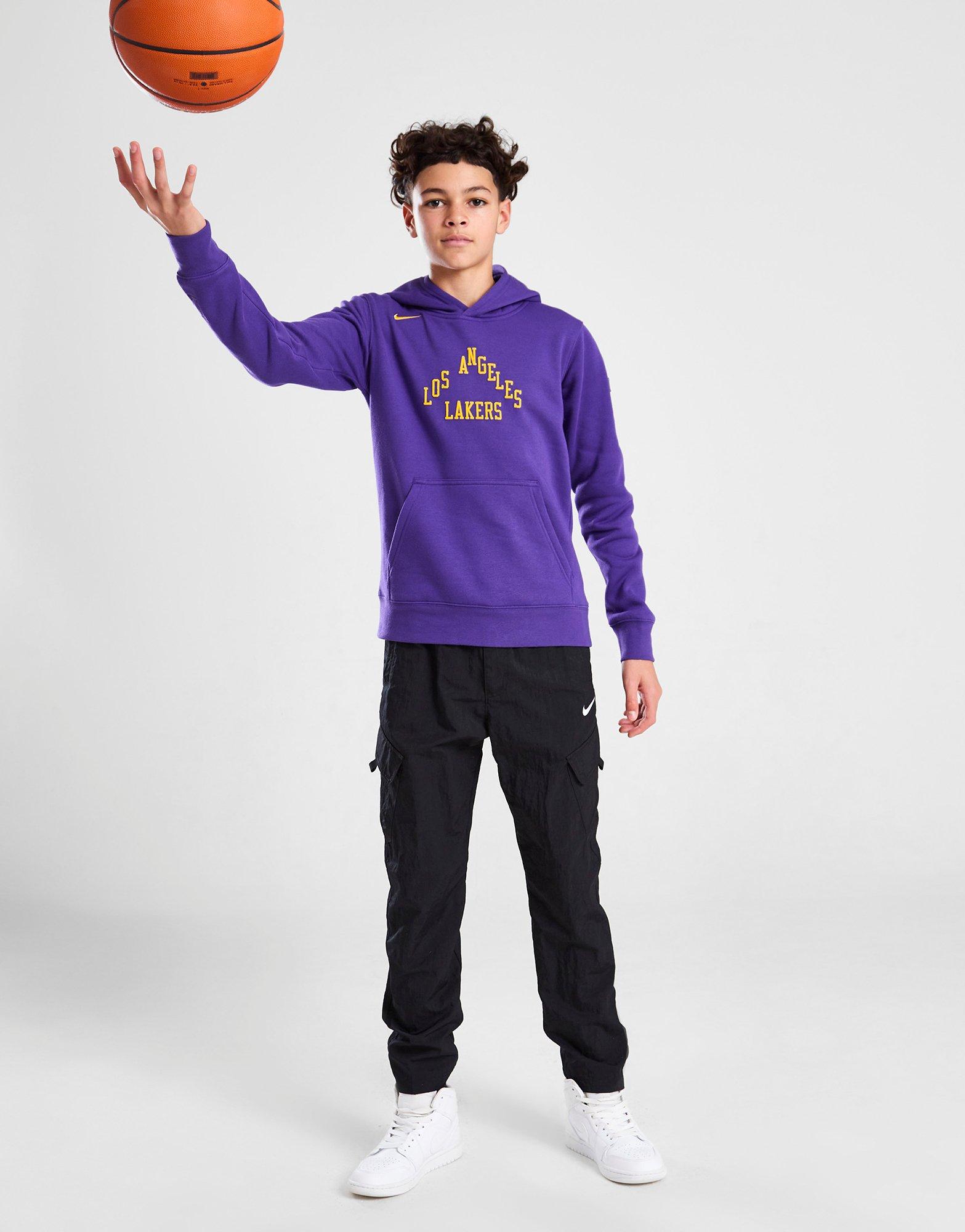 Nike NBA LA Lakers Courtside Hoodie Junior