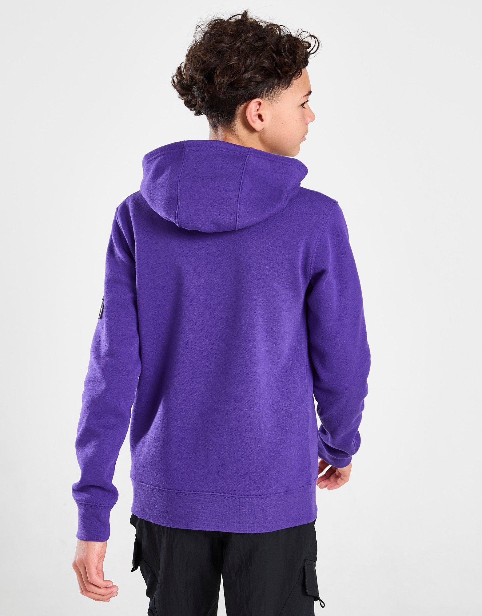 Nike NBA LA Lakers Courtside Hoodie Junior