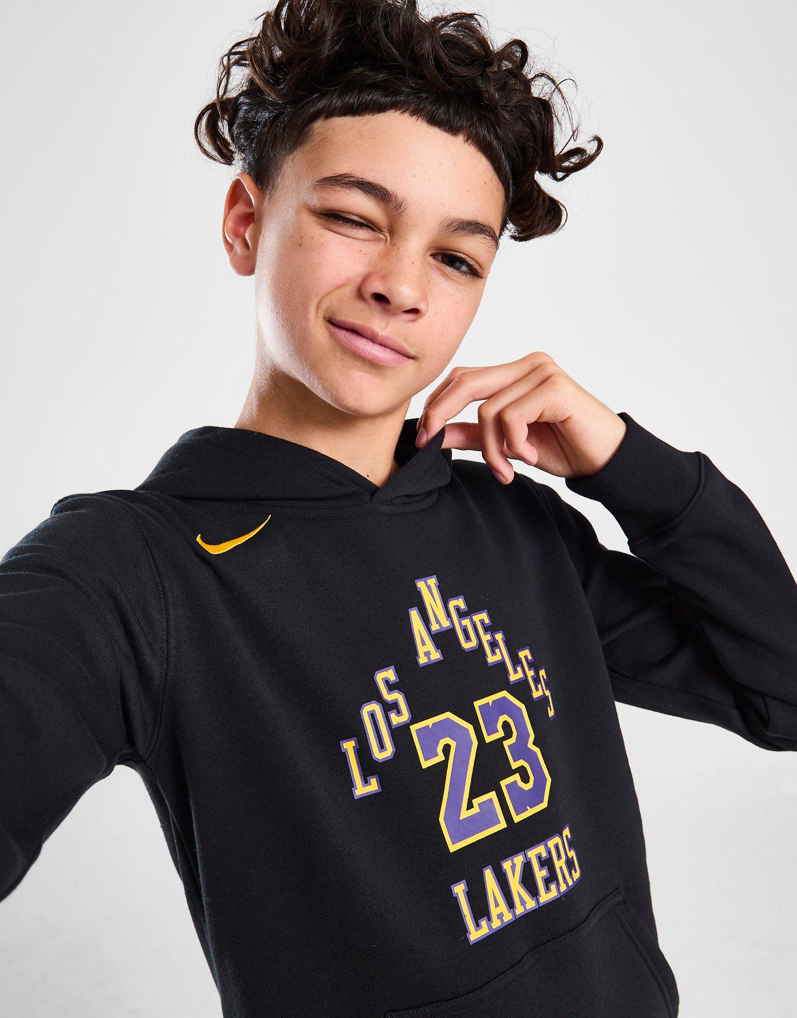 Nike City Hoodie Deutschland Sports Schwarz Essentials LA Lakers JD NBA Junior -