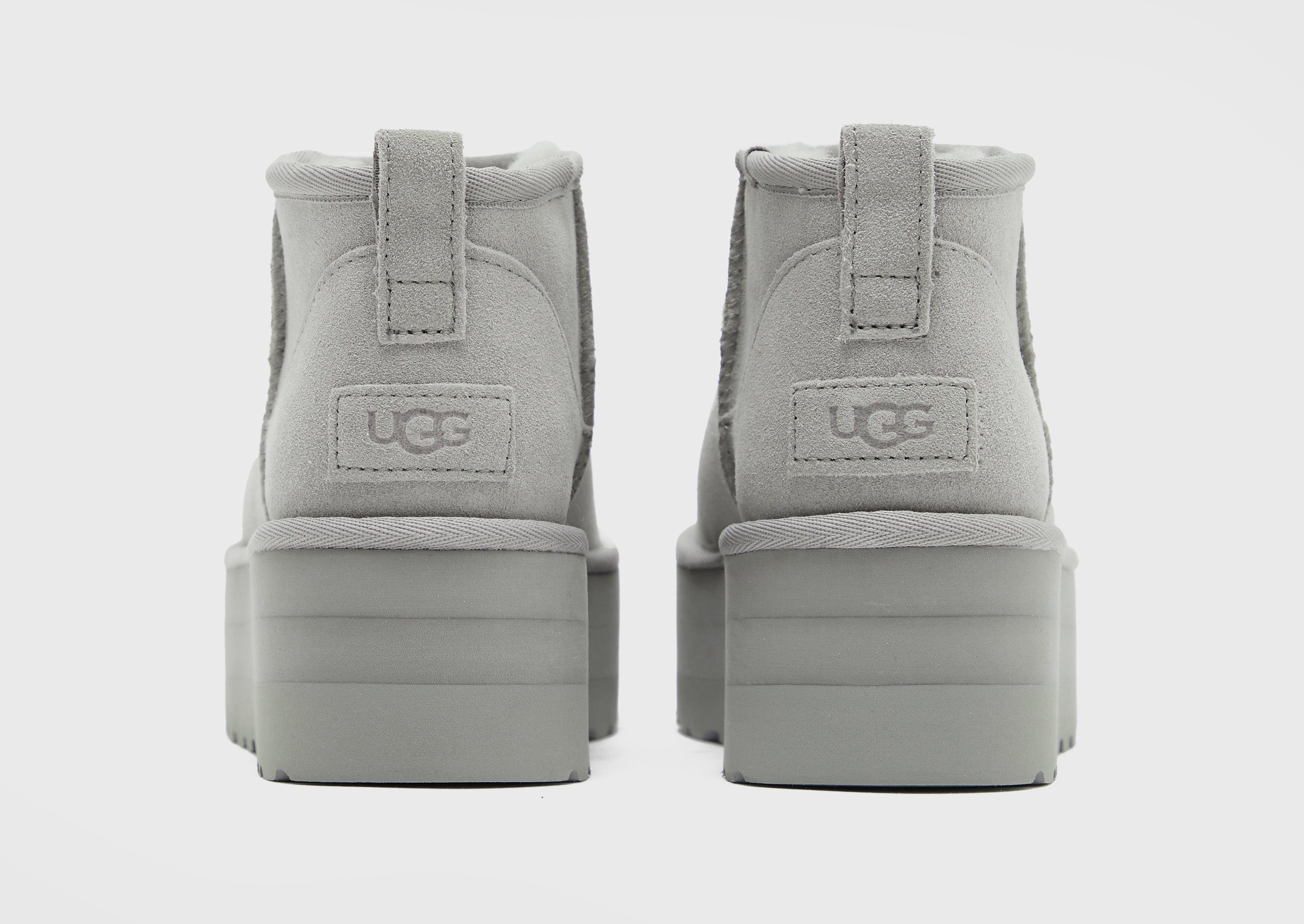 UGG Classic Ultra Mini Platform Boots Femme Gris JD Sports France