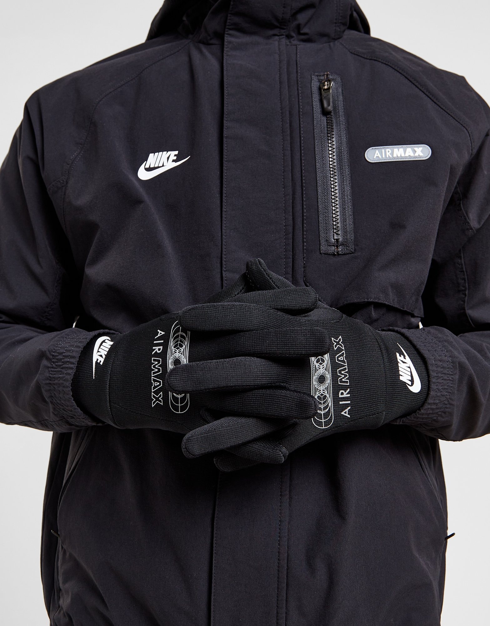 Black Nike Air Max Therma-FIT Gloves - JD Sports Ireland