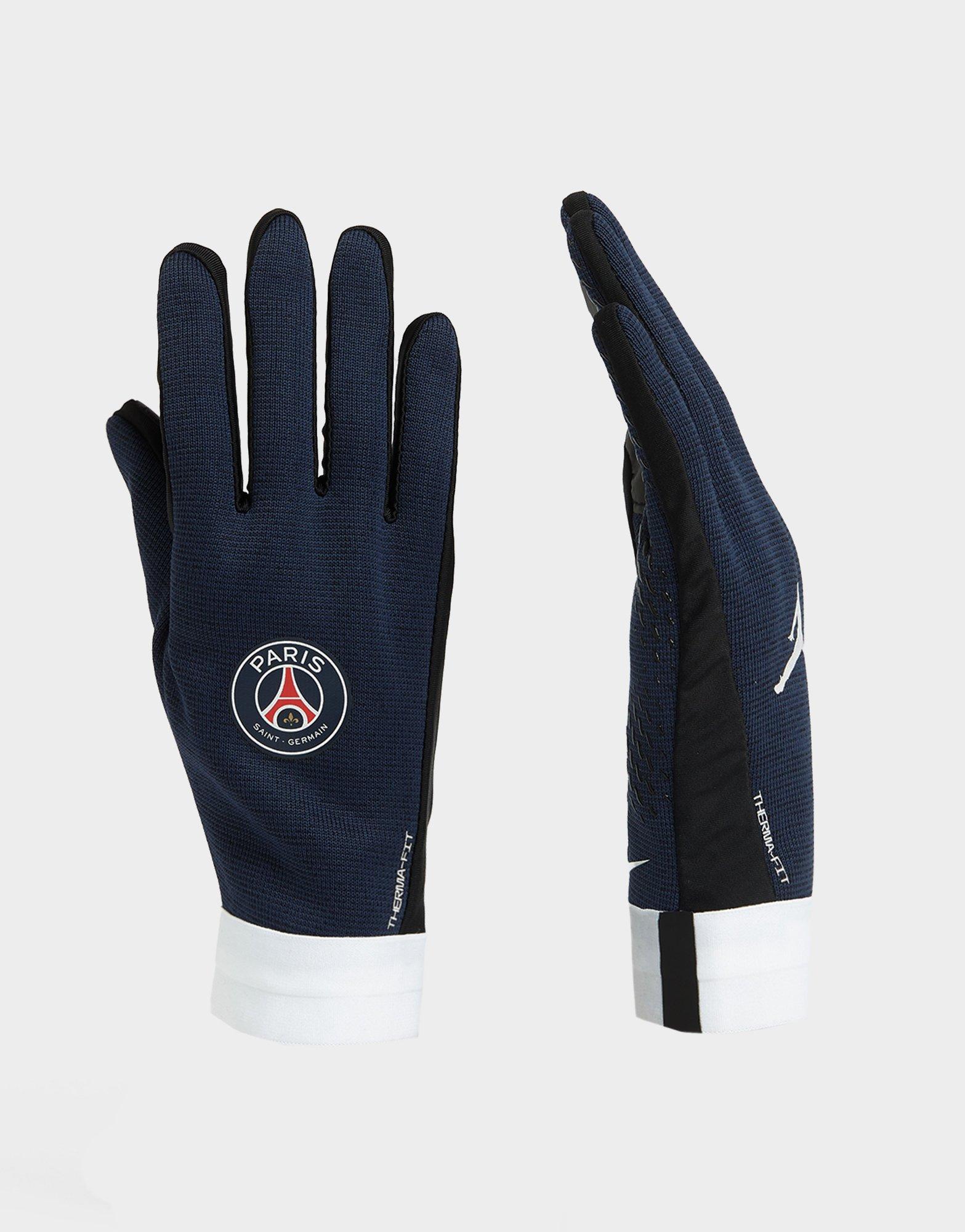 Paris Saint-Germain Gants de Joueur Hyperwarm - Noir/Bleu Marine