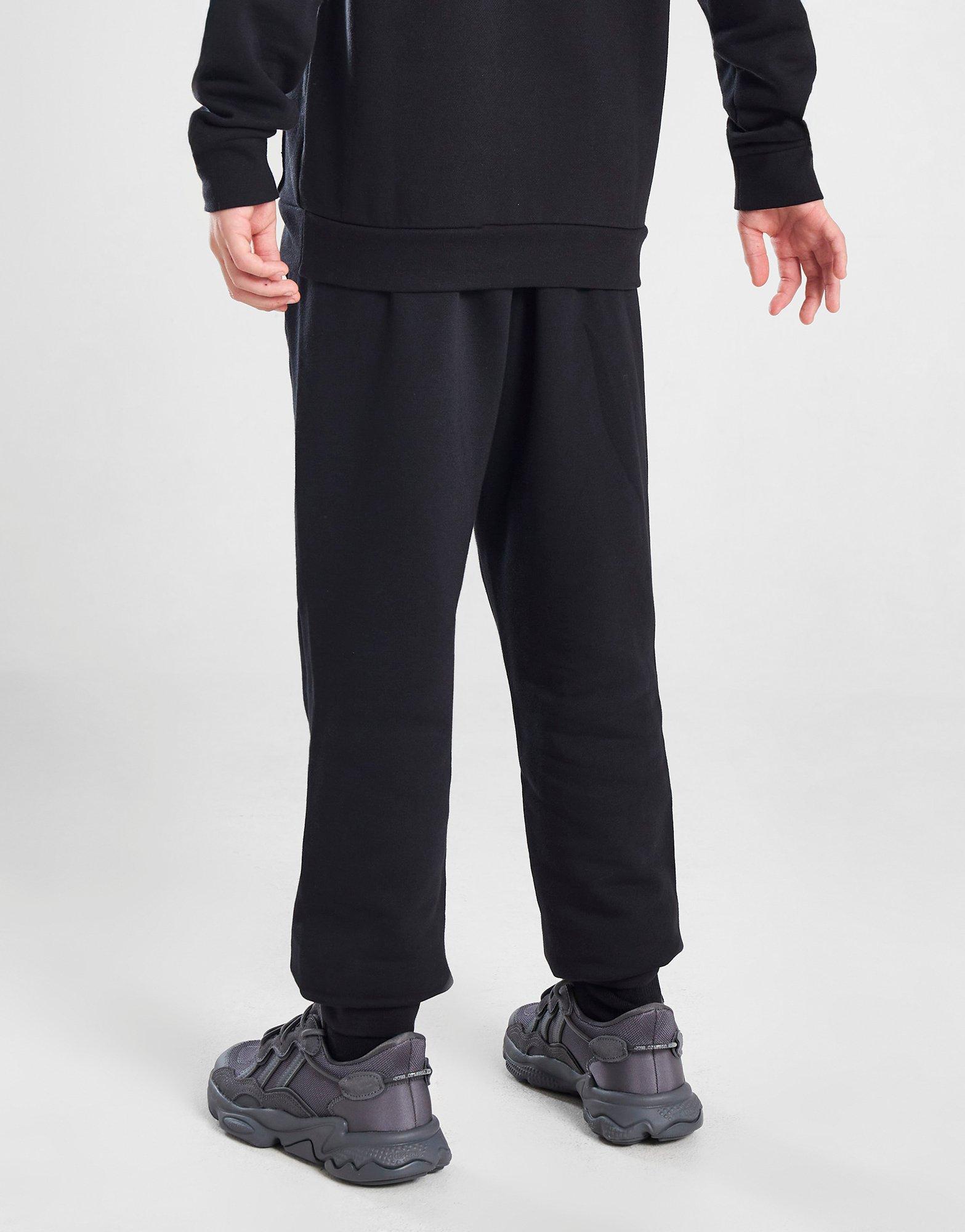 Black adidas Originals Varsity Joggers Junior