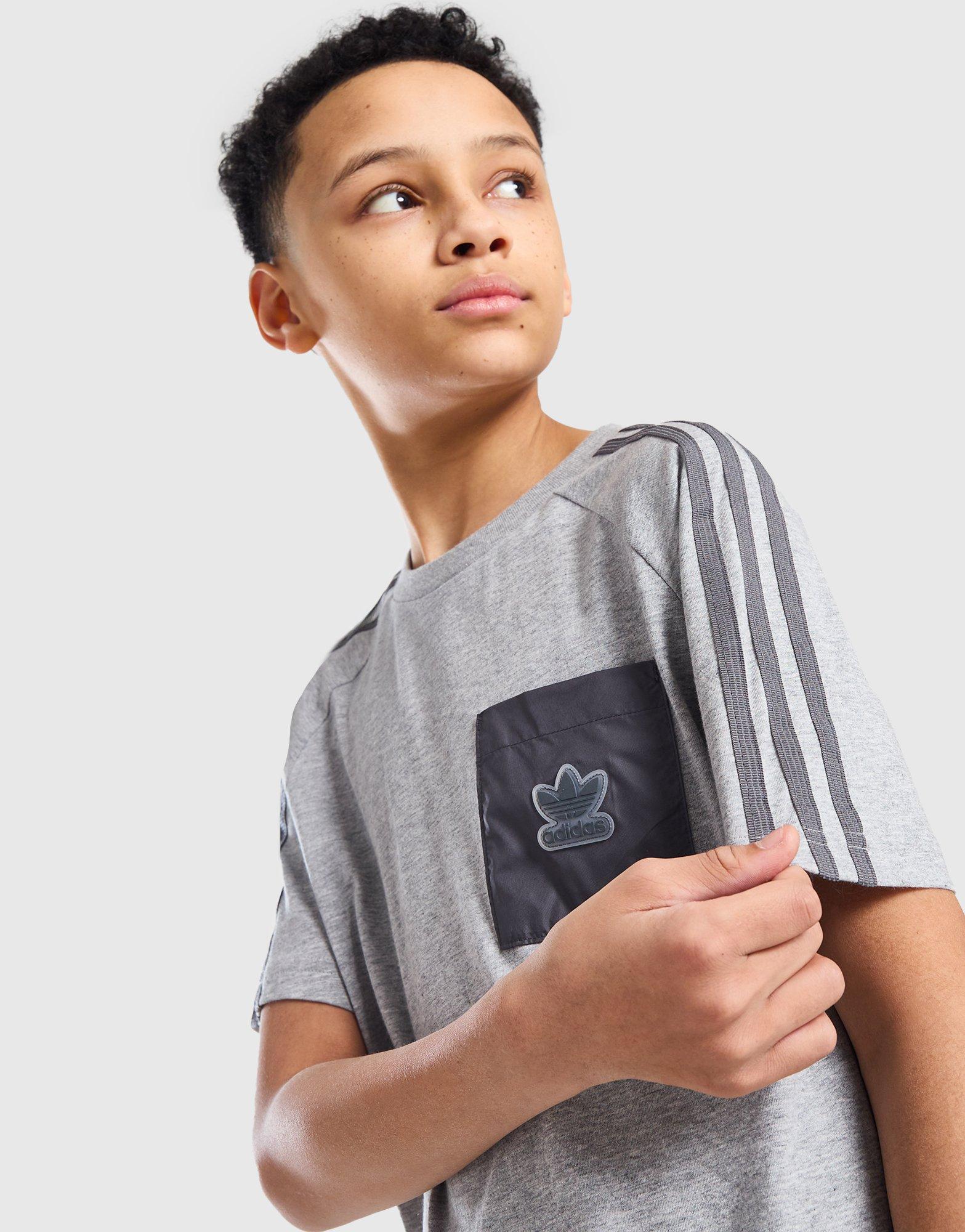 adidas Originals Mix Fabric T-Shirt Junior