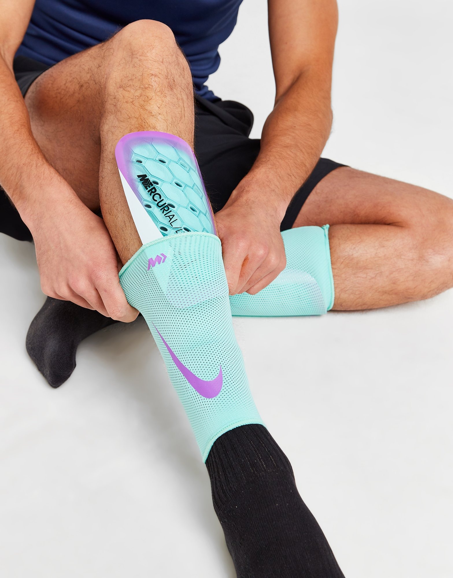 Blue Nike Mercurial Lite Shin Guards JD Sports Global