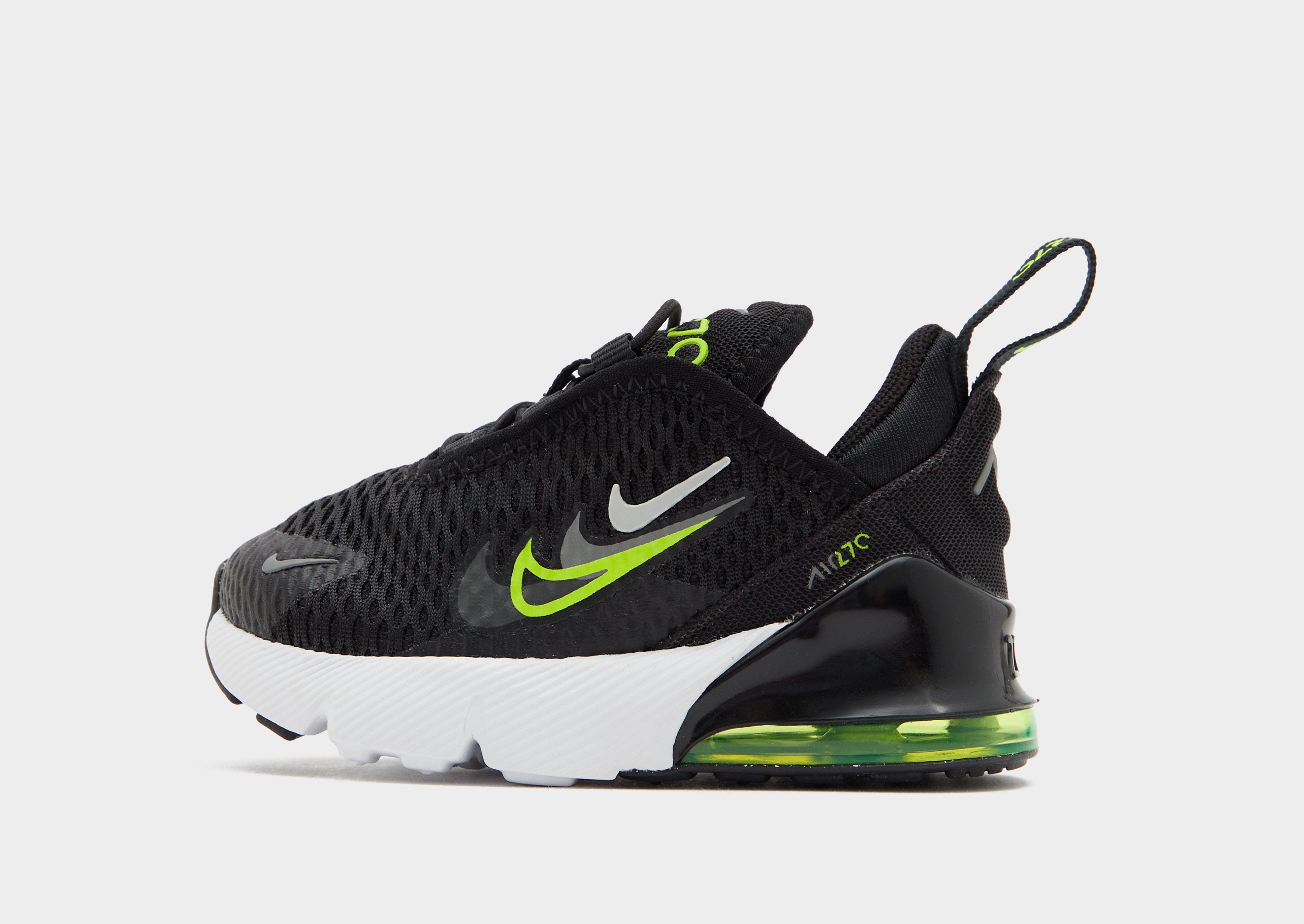 Air max 270 hot sale black volt green