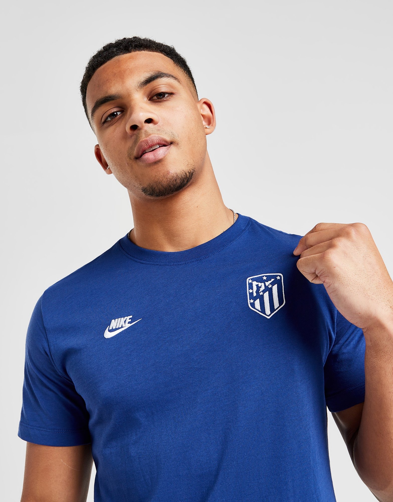 Blue Nike Atletico Madrid Essential T-Shirt - JD Sports Global