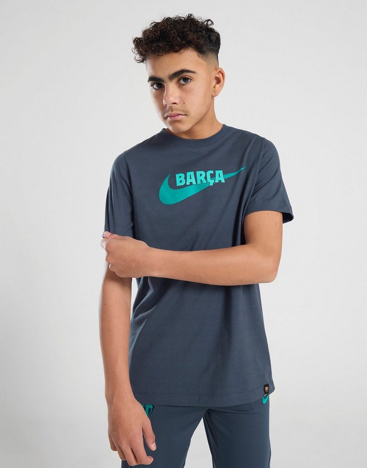 Nike FC Barcelona Swoosh T-Shirt Junior