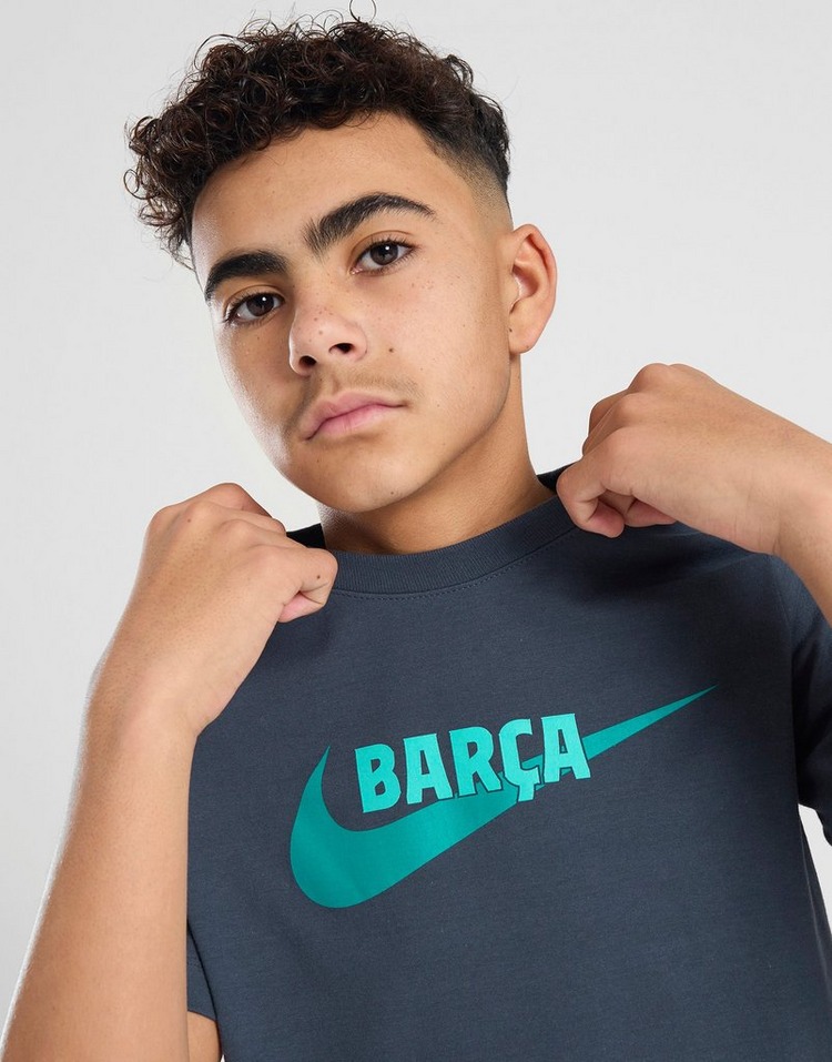 Nike FC Barcelona Swoosh T-Shirt Junior