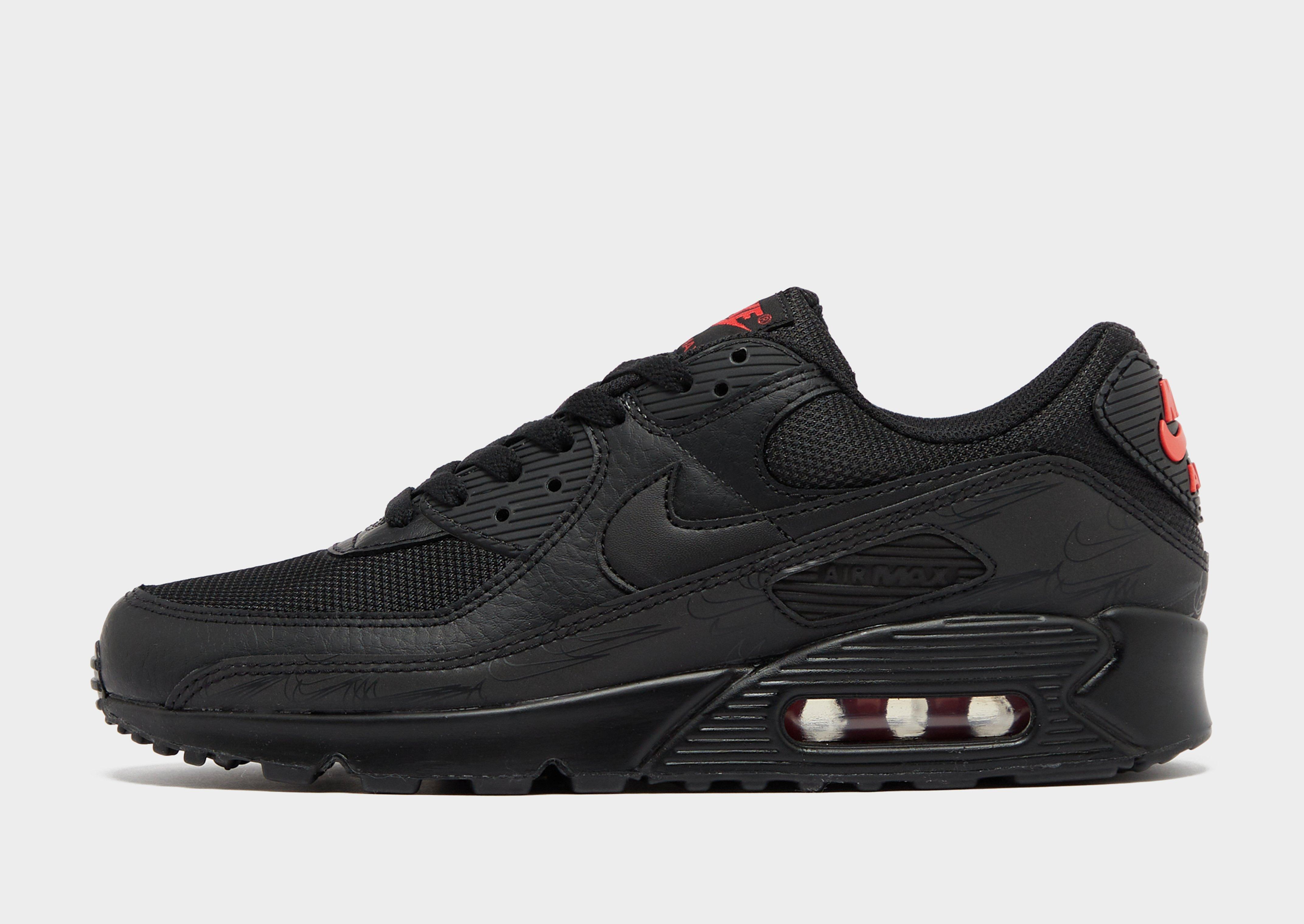 Nike air max 90 shop essential grey red jd exclusive