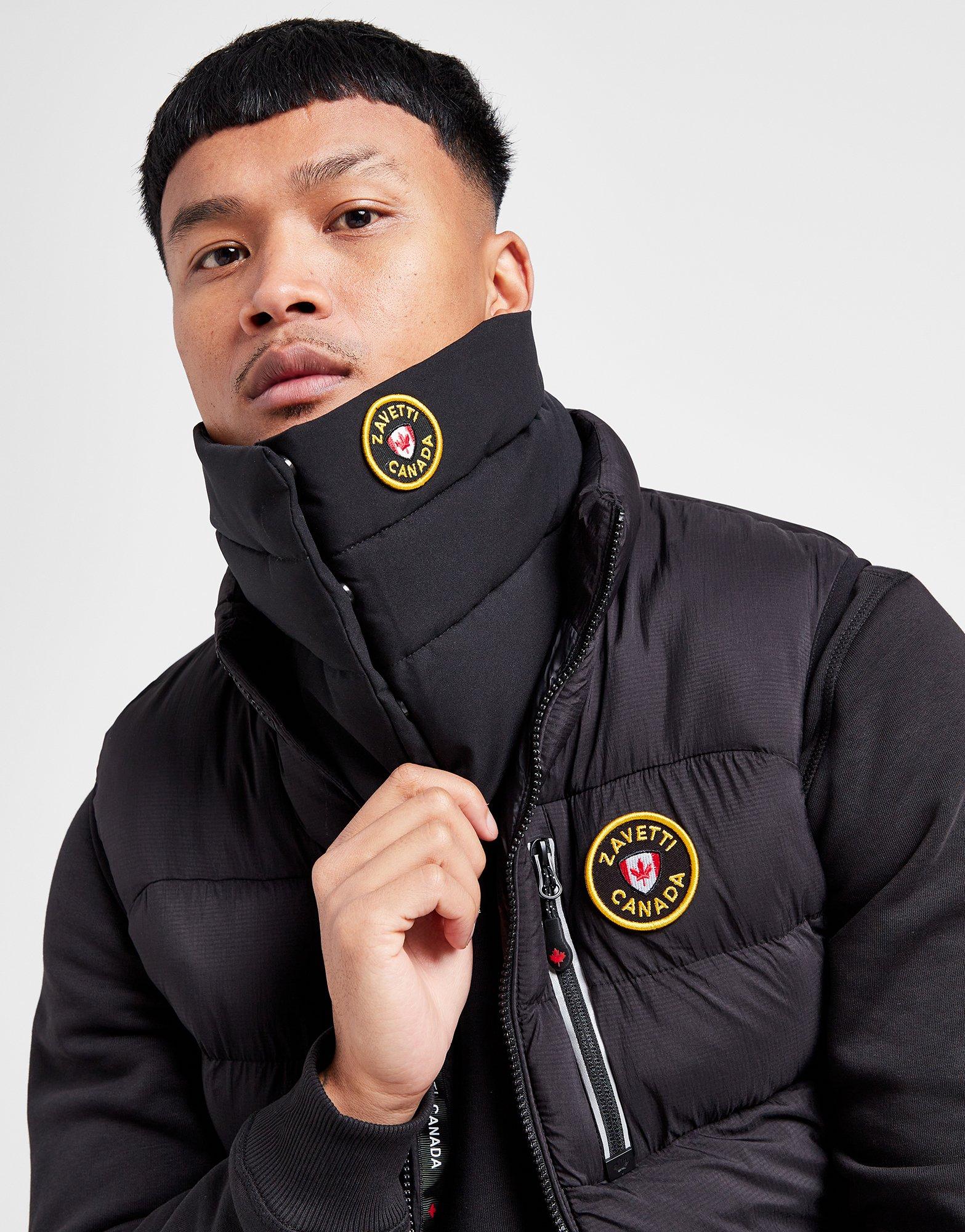 Black Zavetti Canada Verrio Quilted Scarf - JD Sports Global