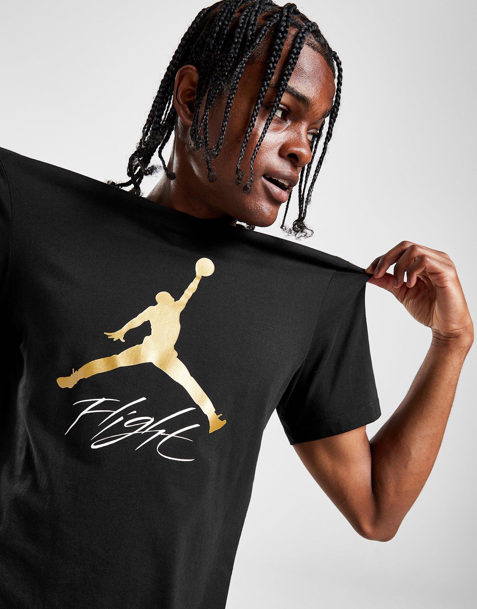 Black jordan outlet tee