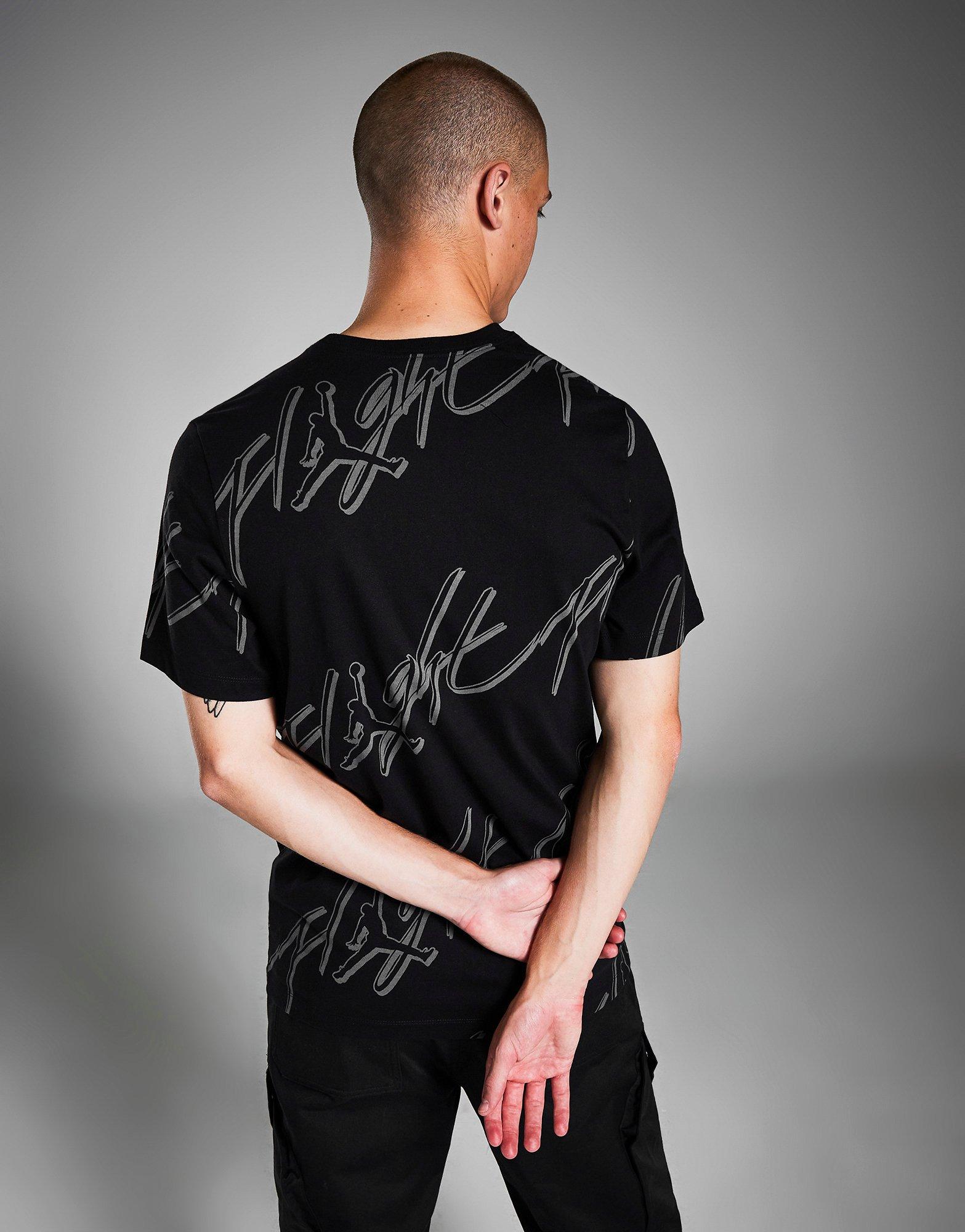 Jordan Essentials All Over Print Top M - Black – Manor.