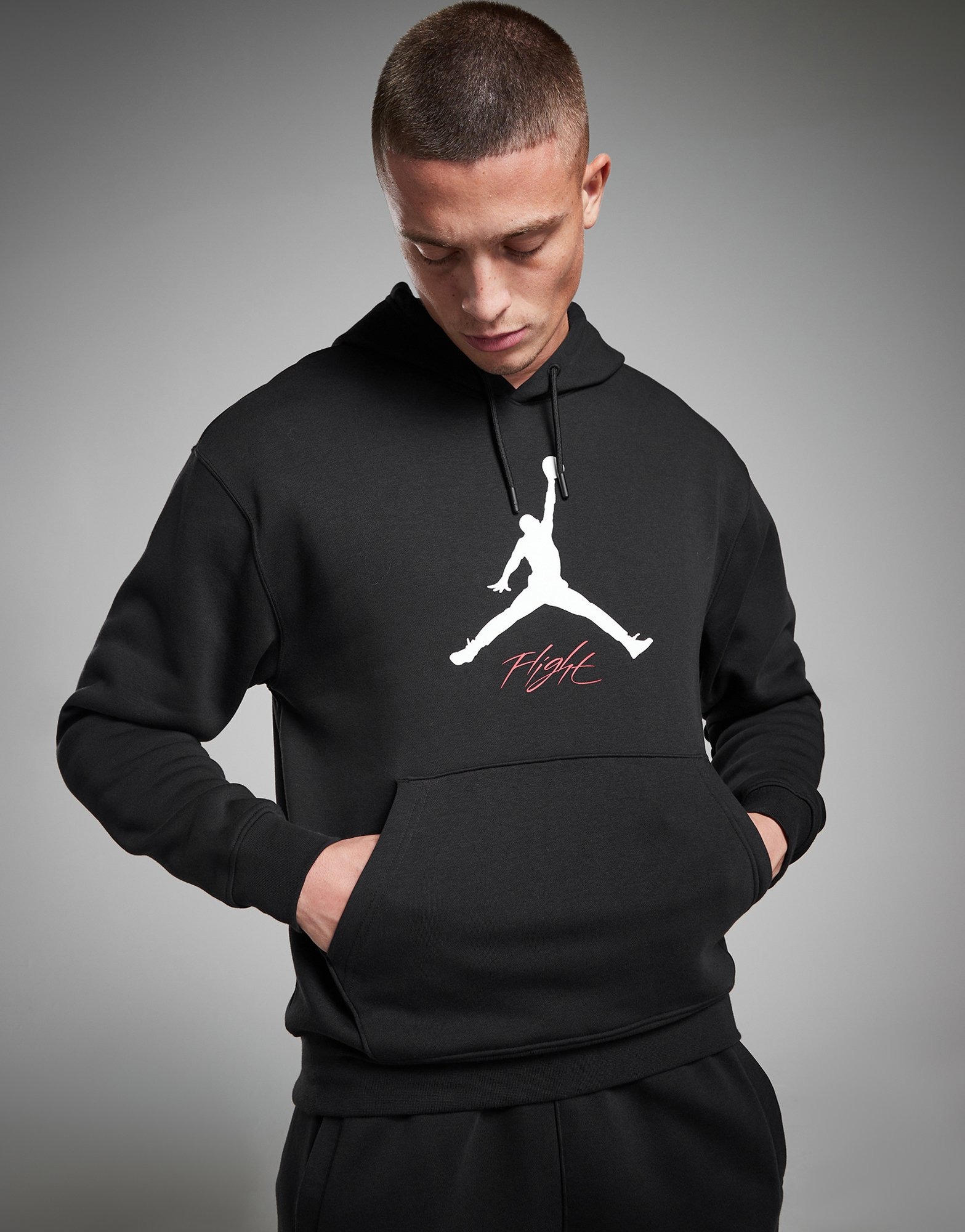 Black Jordan Fleece Hoodie - JD Sports Global