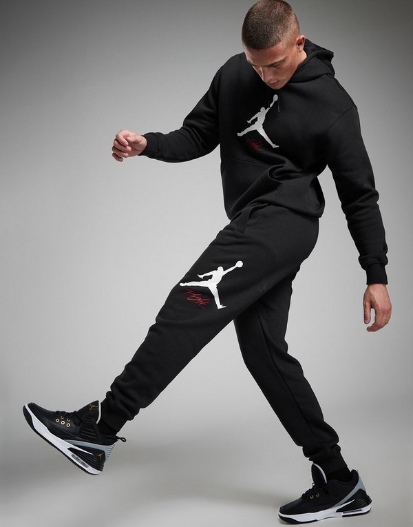 Black Jordan Fleece Joggers - JD Sports Global