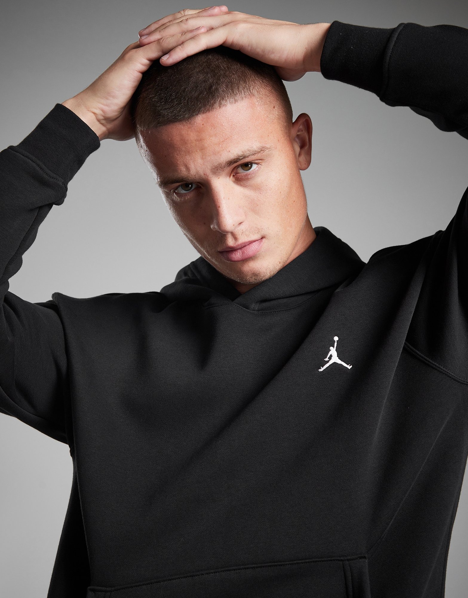 Black Jordan Essential Overhead Hoodie - JD Sports Ireland