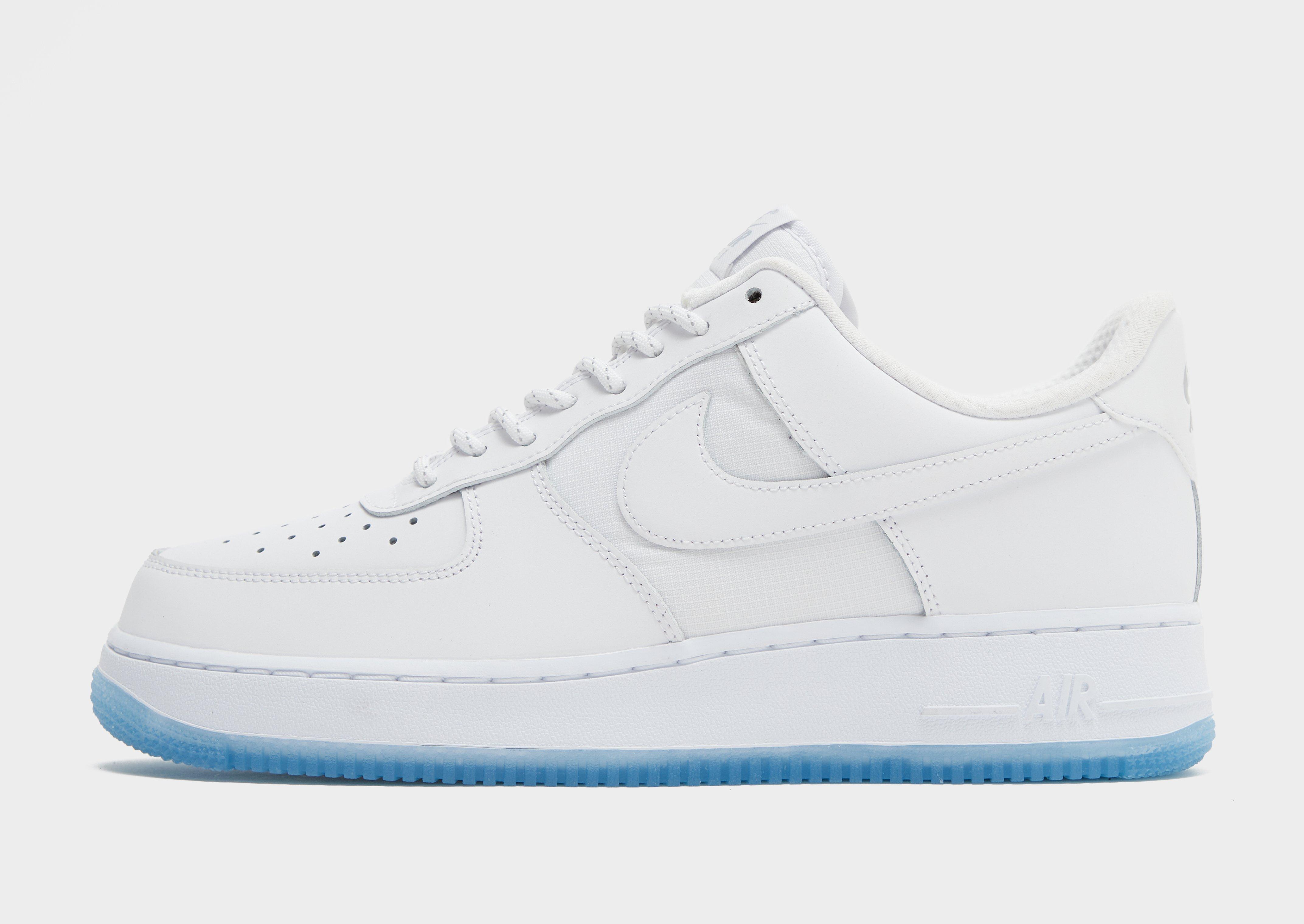 Air force 1 leather low trainers Nike White size 44.5 EU in