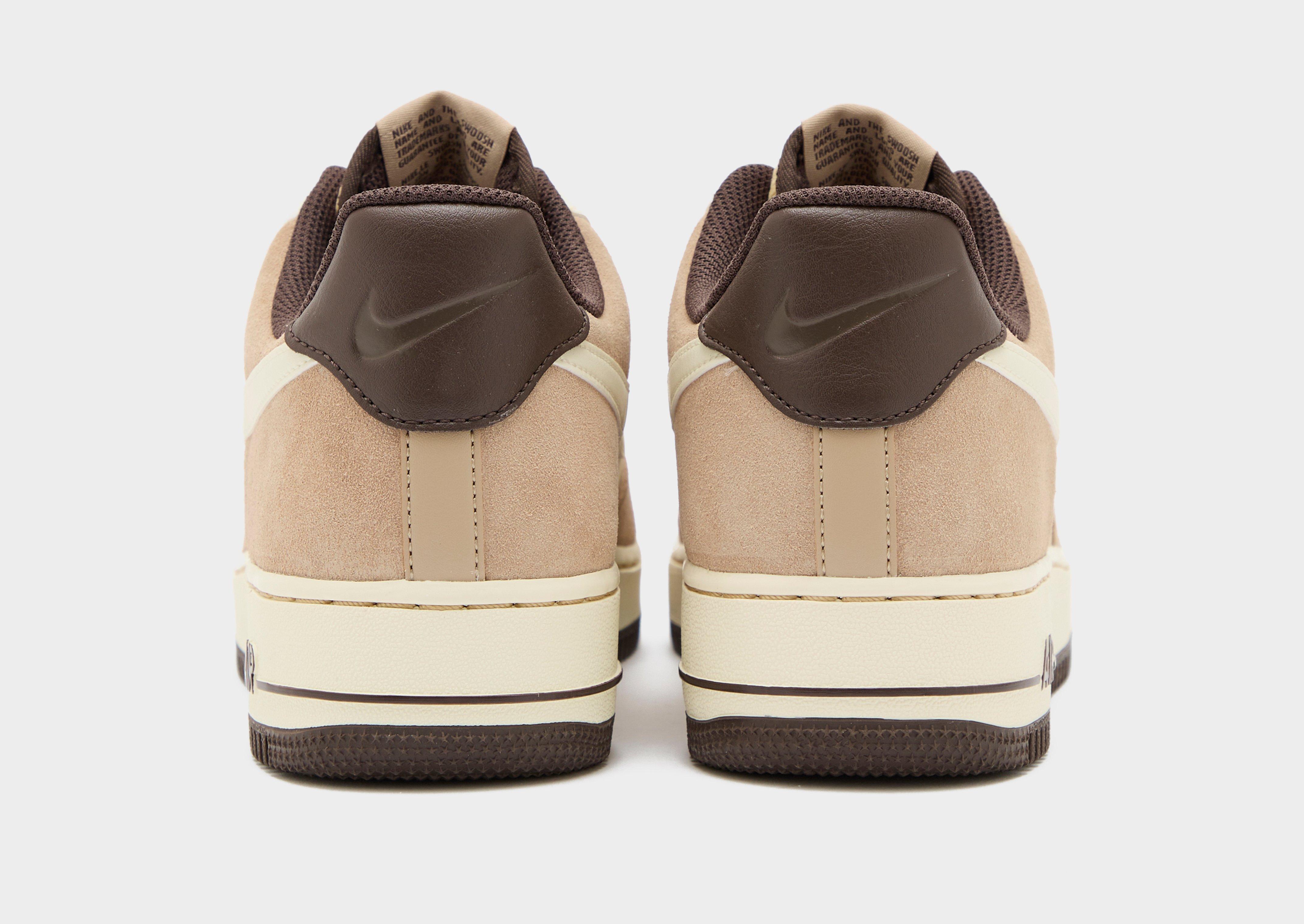 Air force 1 hot sale lv8 brown suede