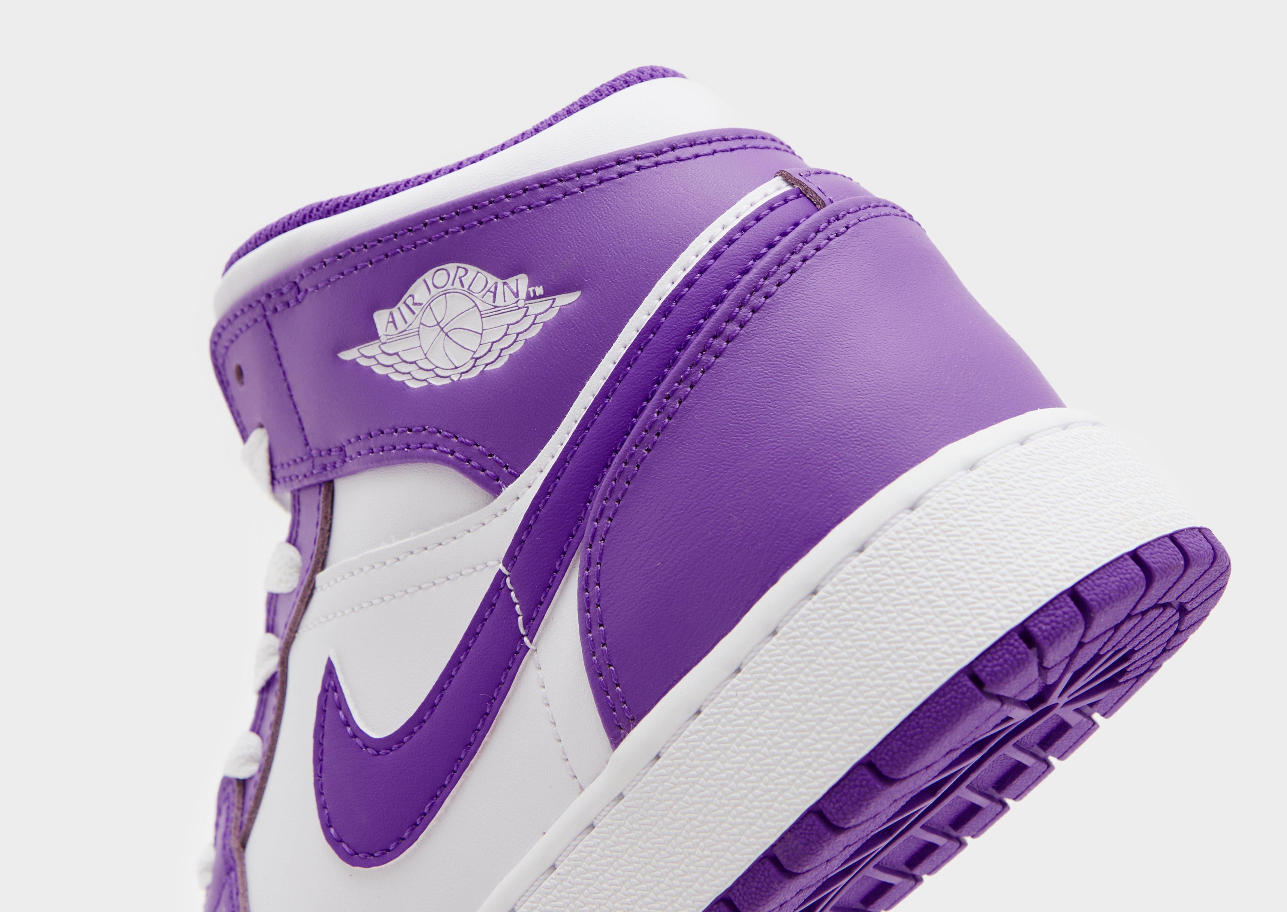 Purple girl jordans shoes on sale