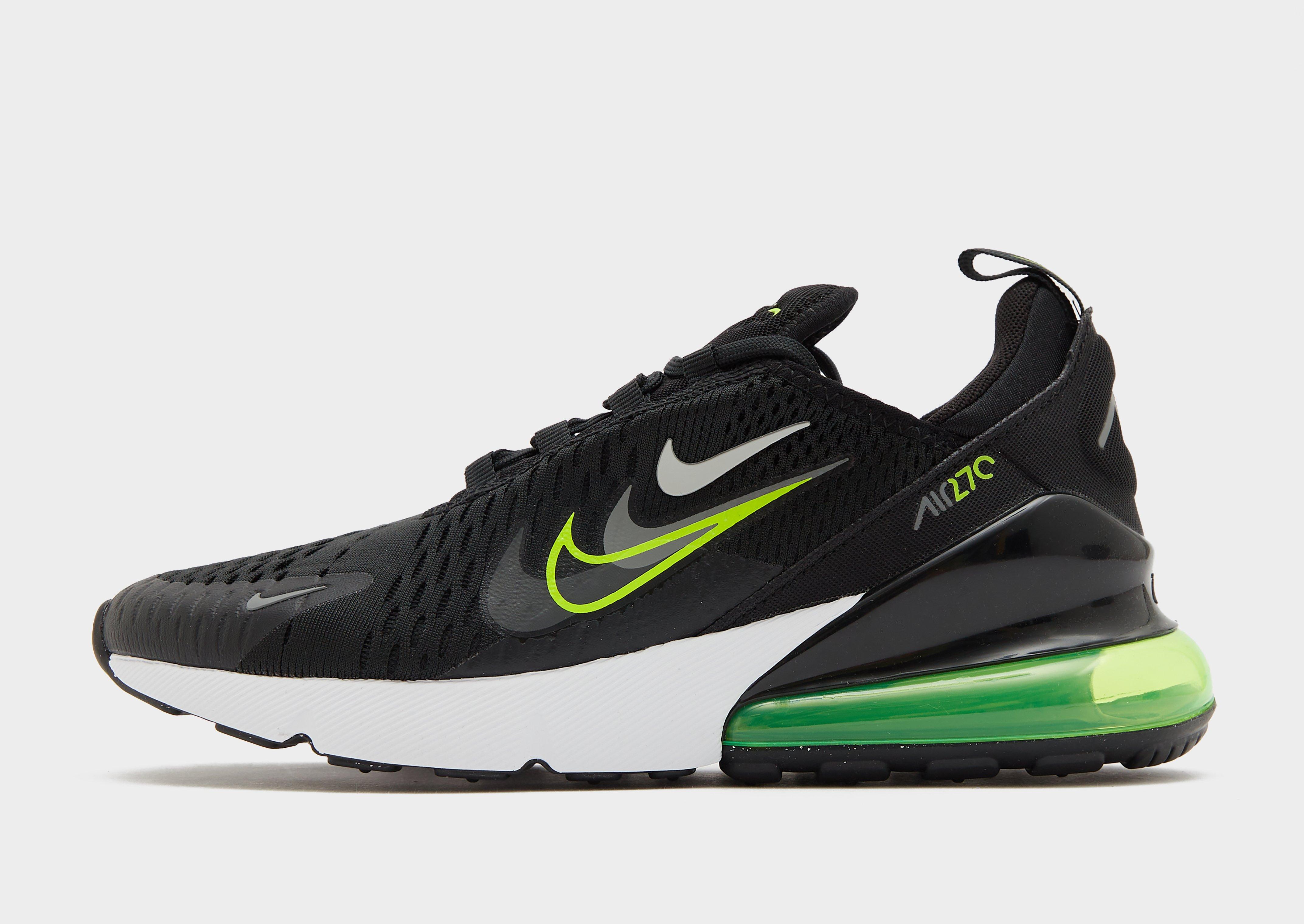 Green and cheap black nike 270