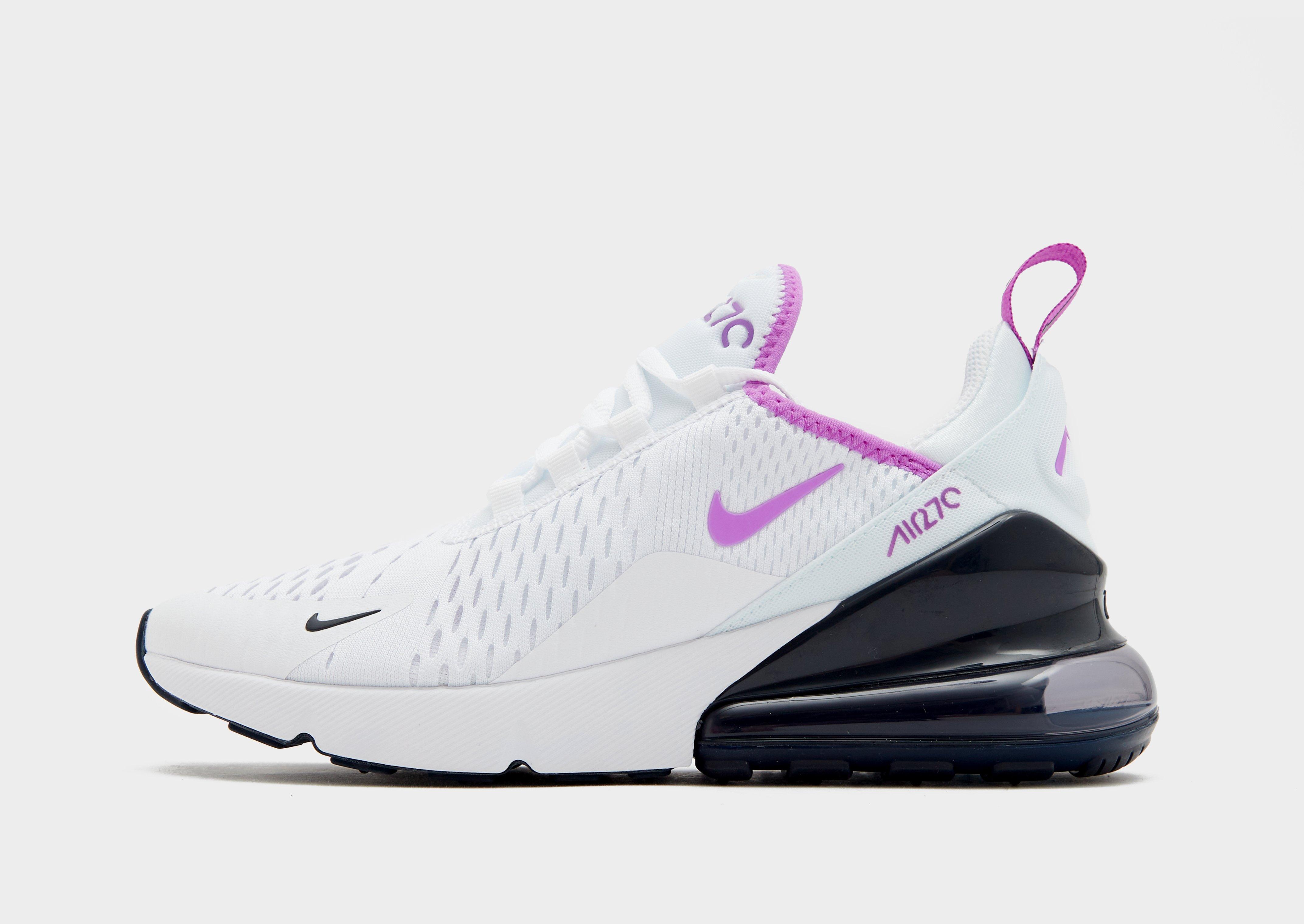 White and grey hot sale air max 270