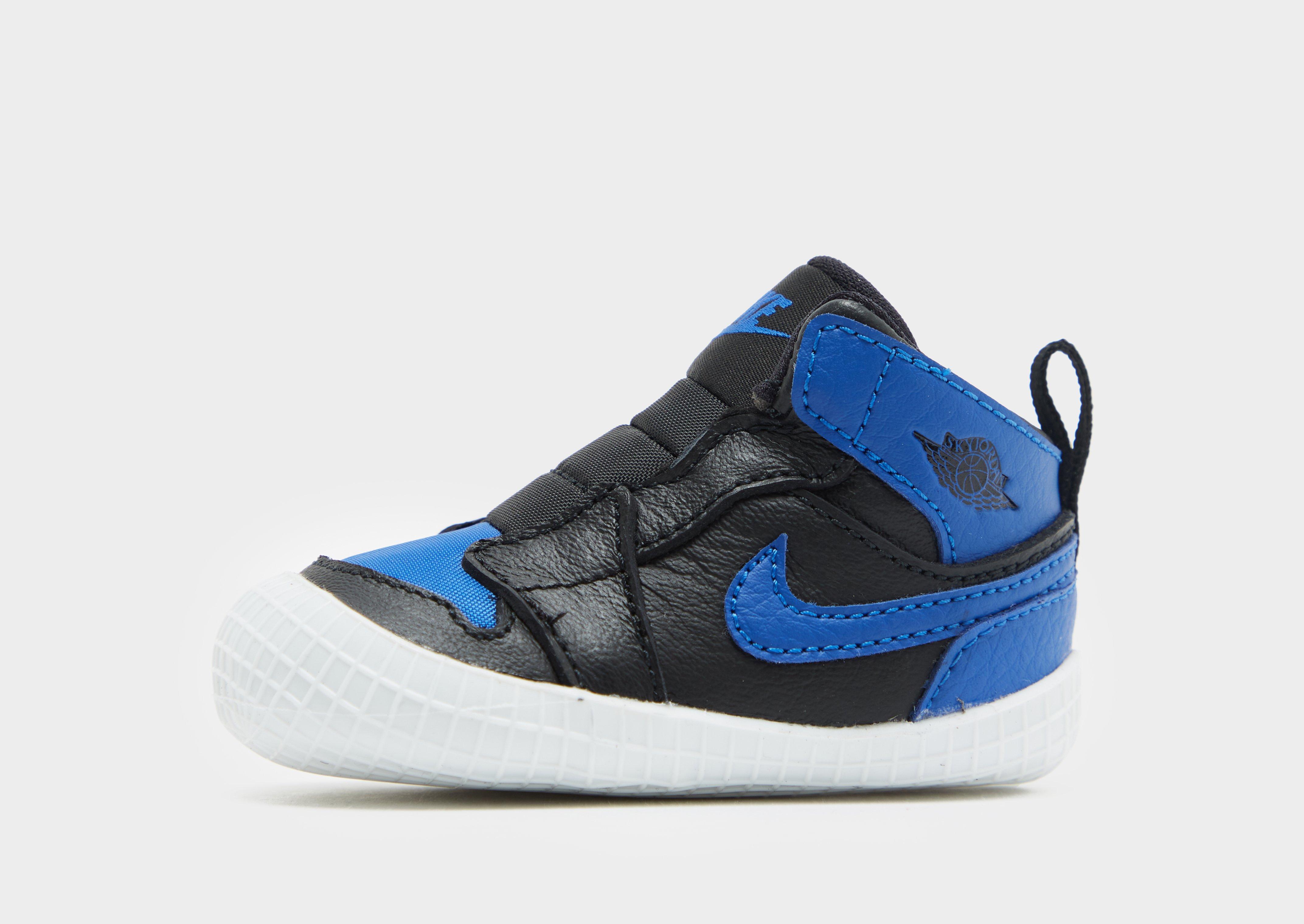 Black Jordan Air 1 Crib Booties Infants - JD Sports