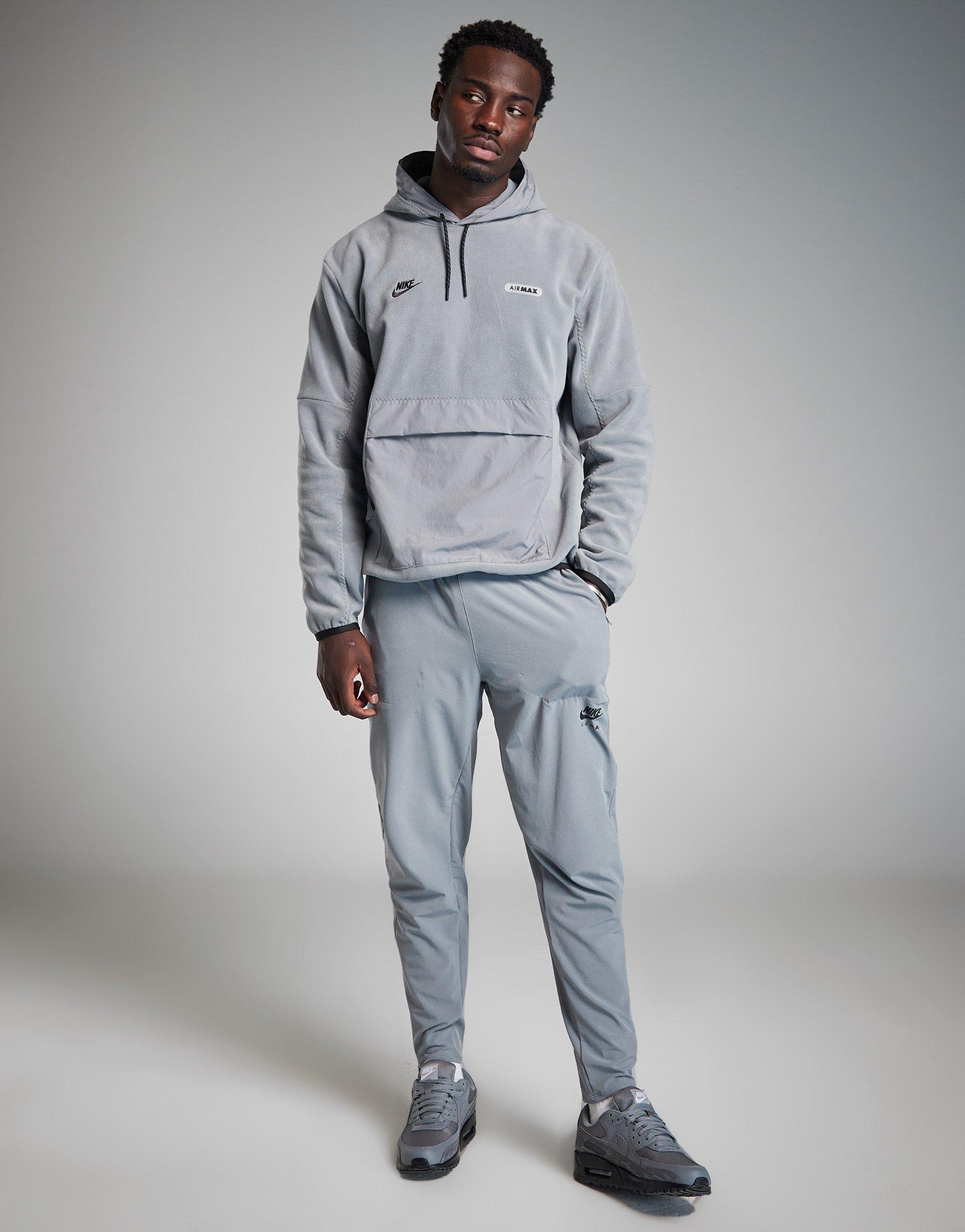 Grey nike 2025 air max tracksuit