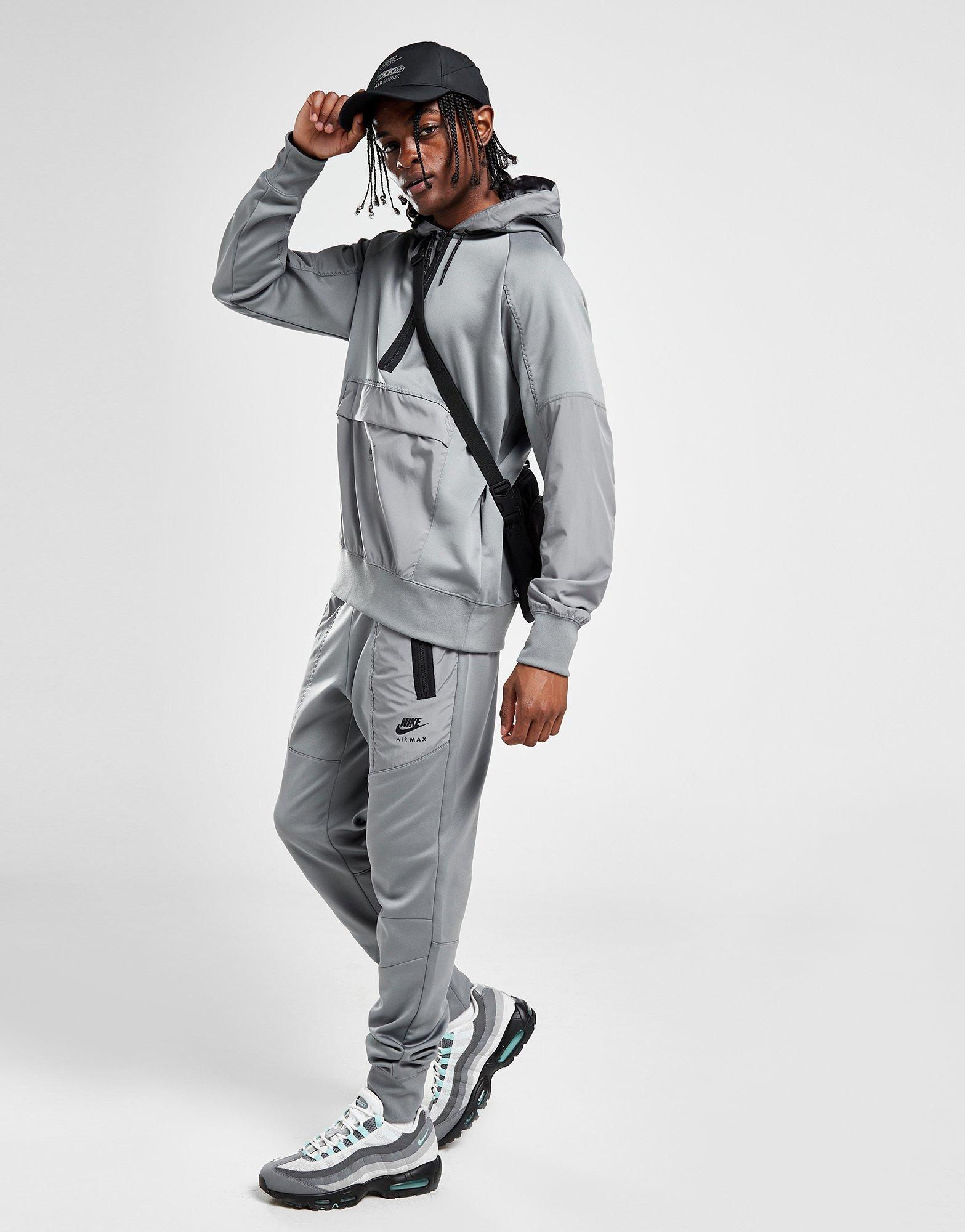 Nike ribbed jersey sweatpants in gray