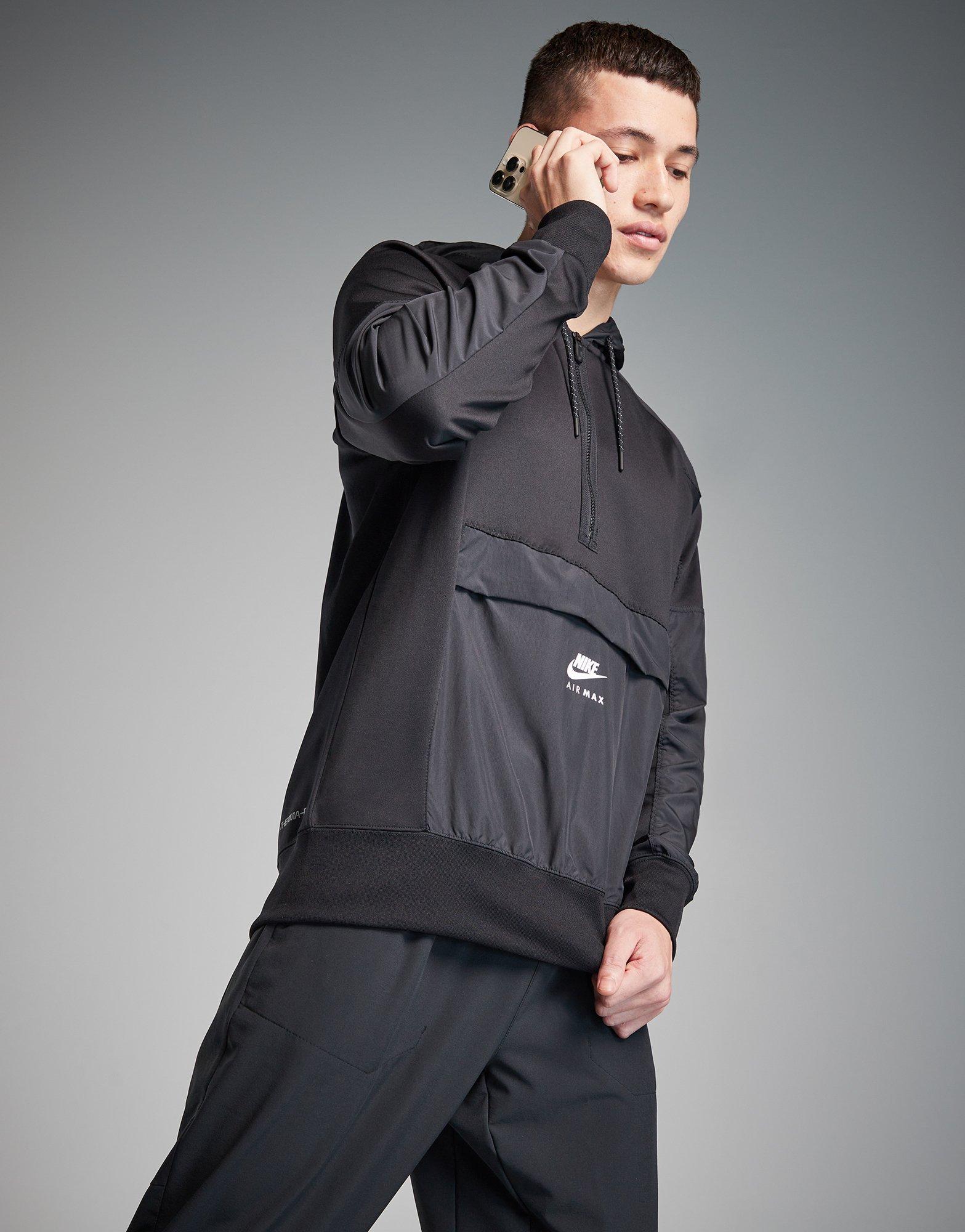 Nike Air zipped front leggings in black