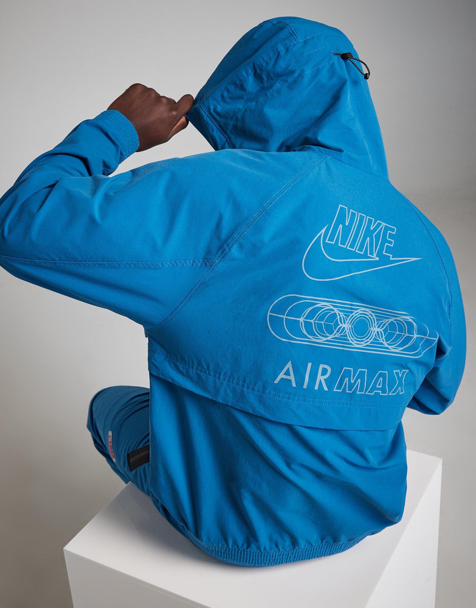 Blue Nike Air Max Woven Jacket - JD Sports Global