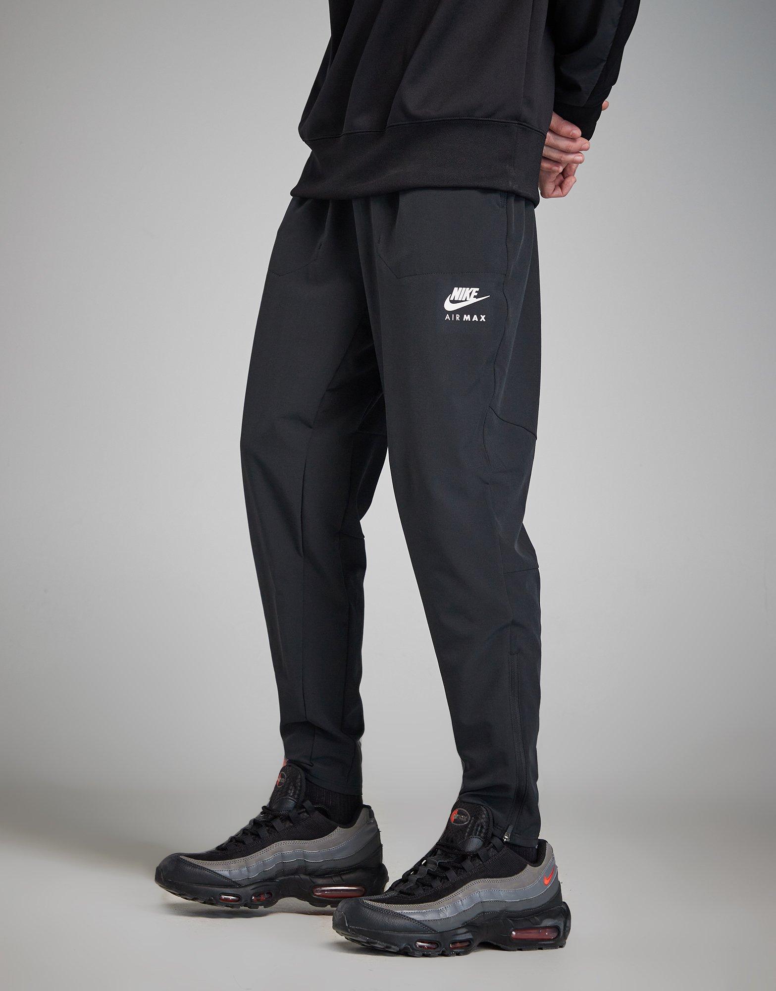 Black Nike Air Max Performance Woven Track Pants JD Sports Global