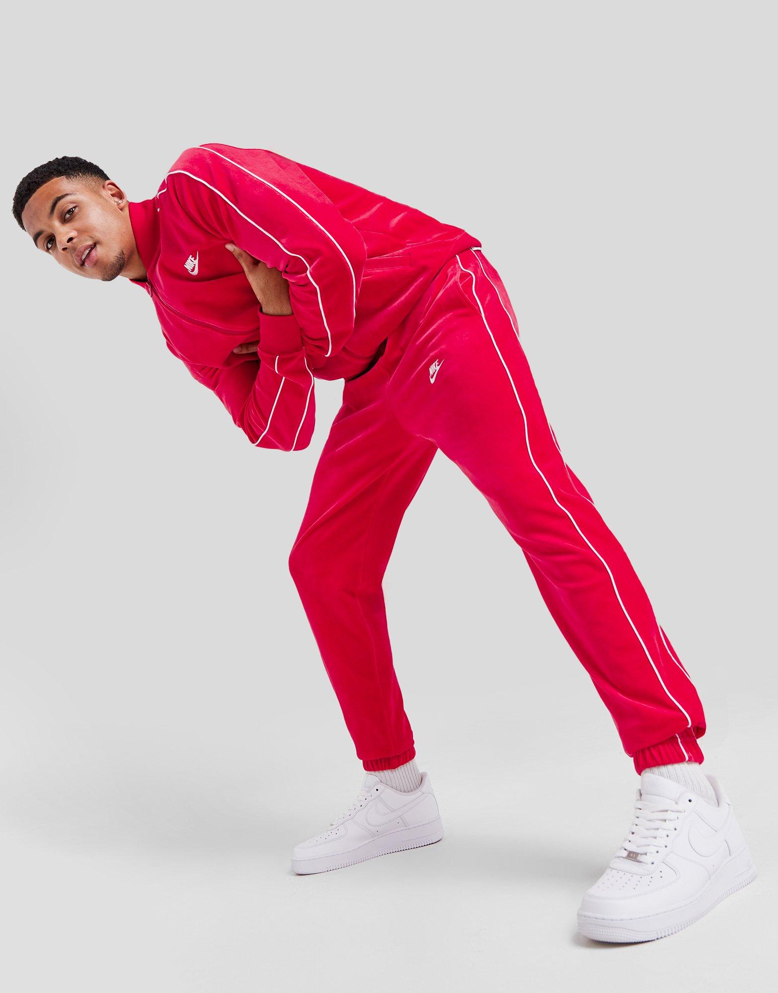 Nike velour best sale tracksuit bottoms