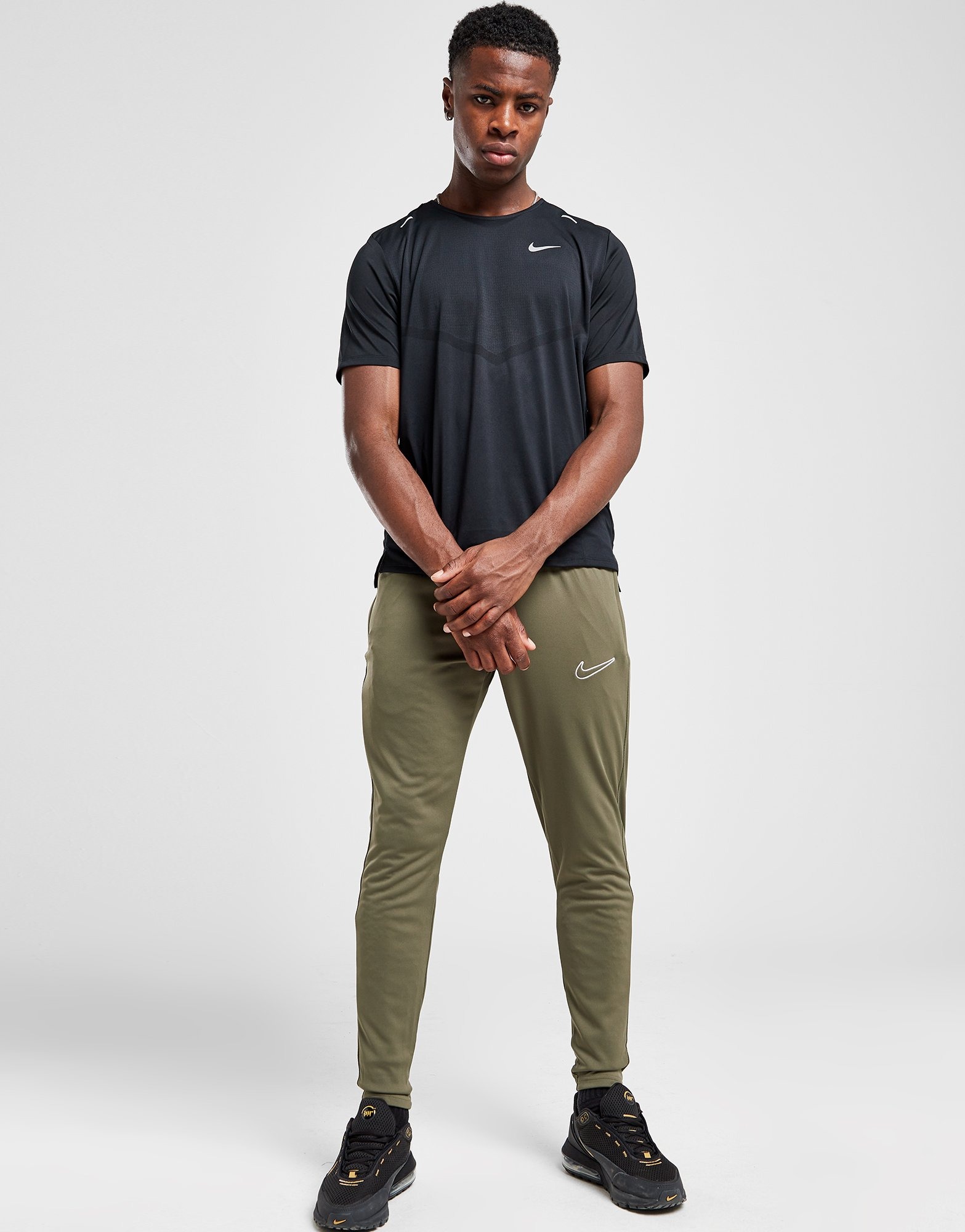 nike academy track pants green