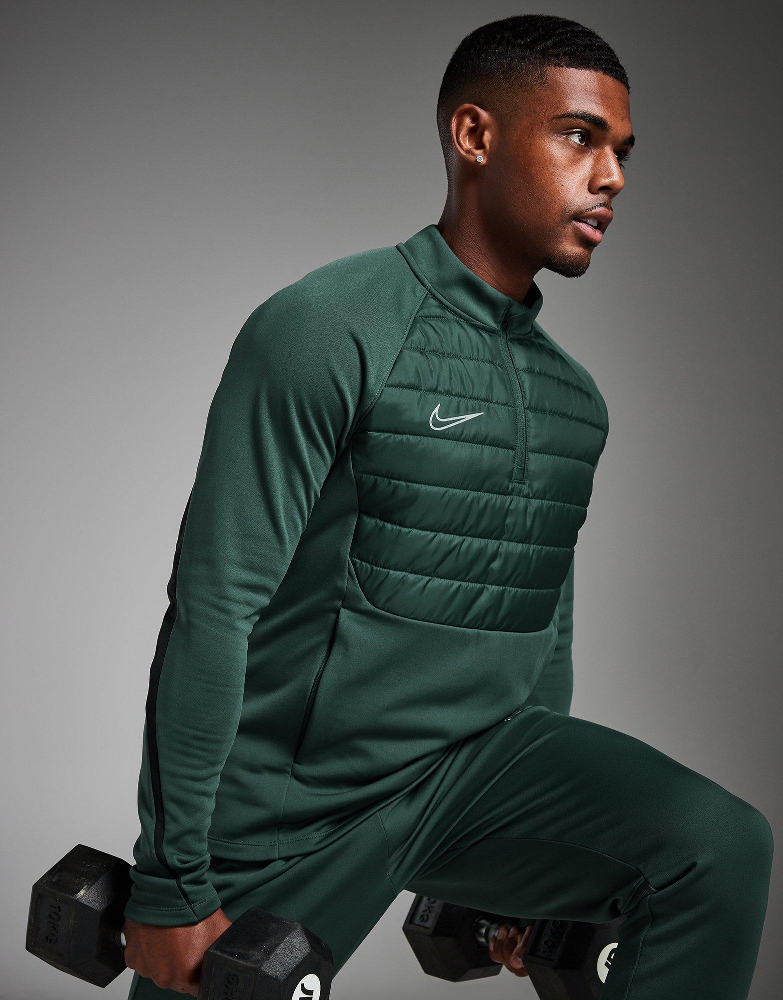 Black Nike Academy Winter 1/4 Zip Top