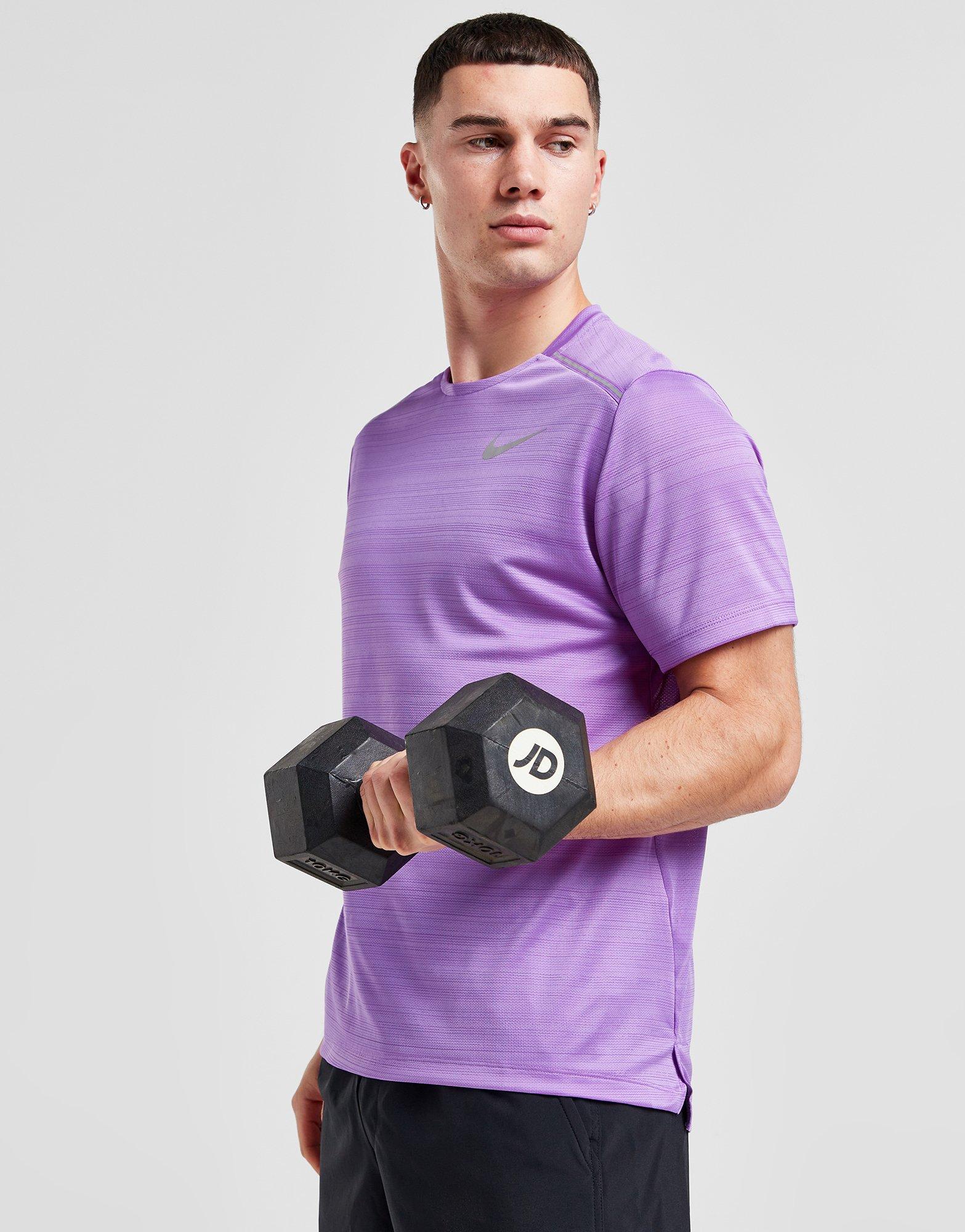 Reebok dri fit t 2024 shirt mens purple