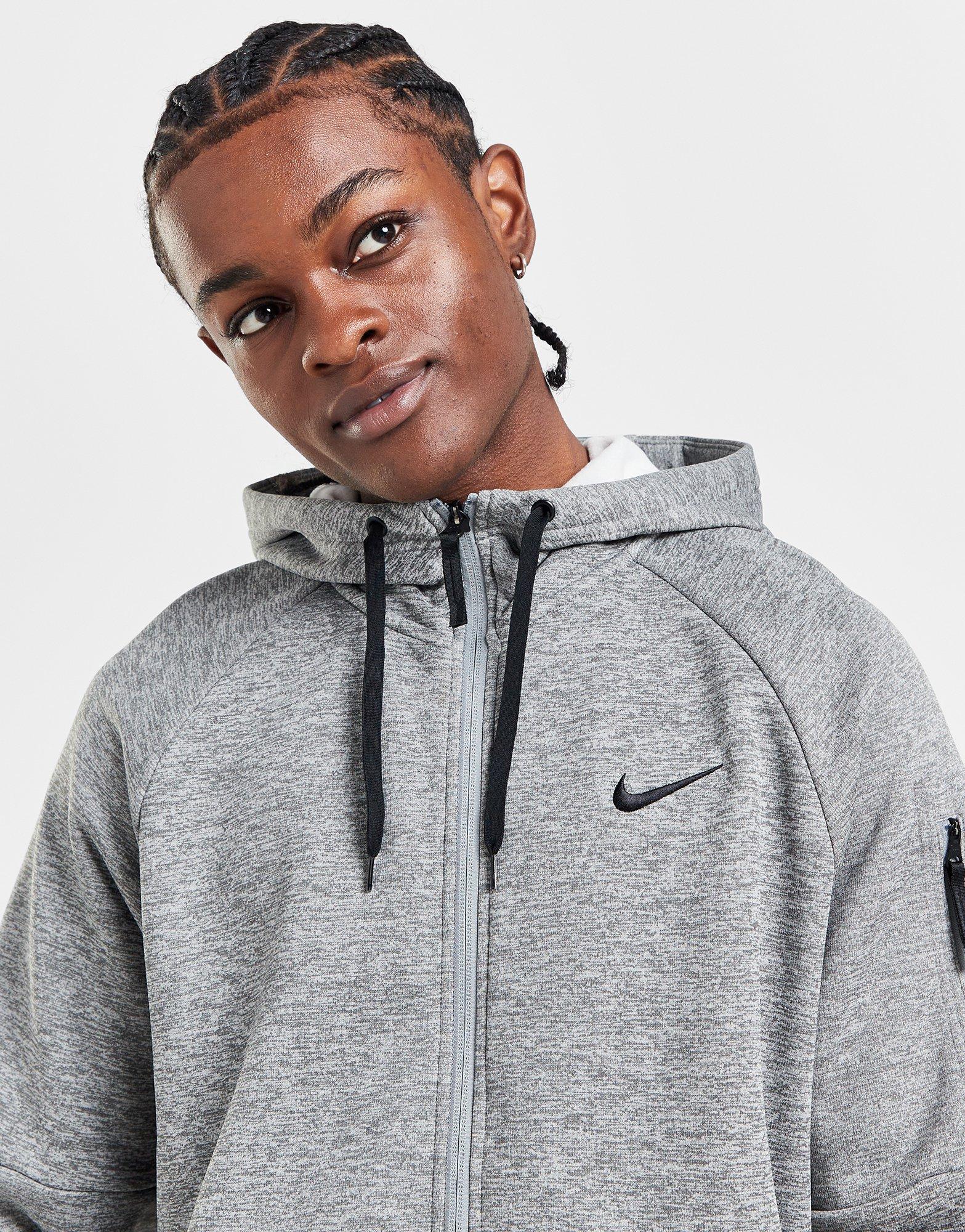 Nike Therma-FIT Full Zip Hoodie in Grigio