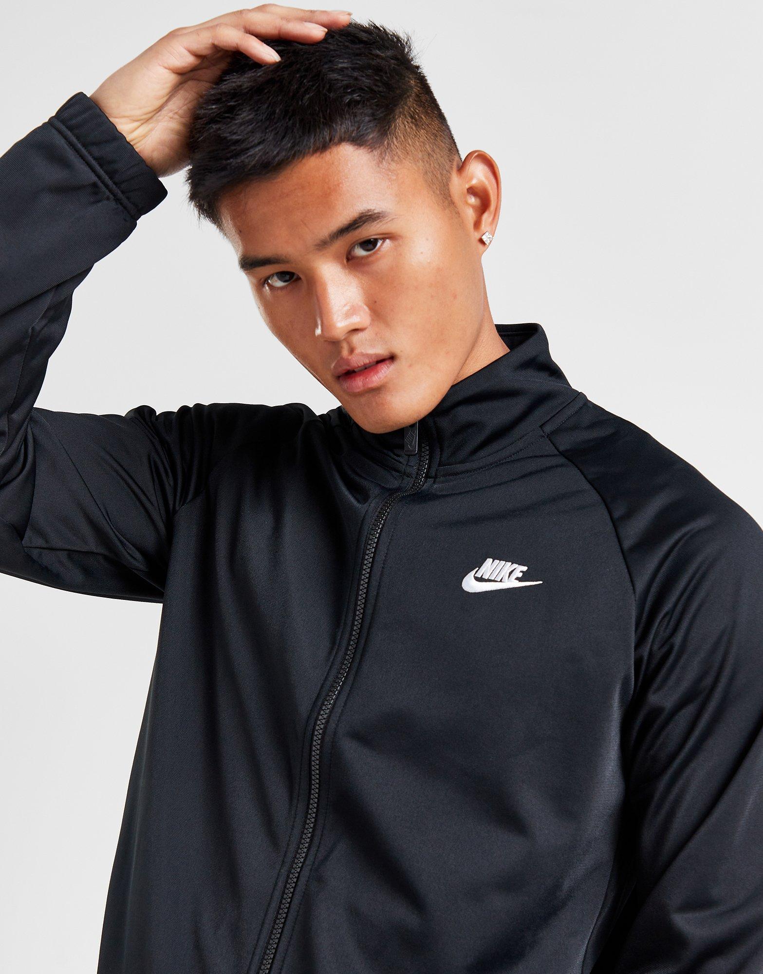 Nike tape poly tracksuit deals